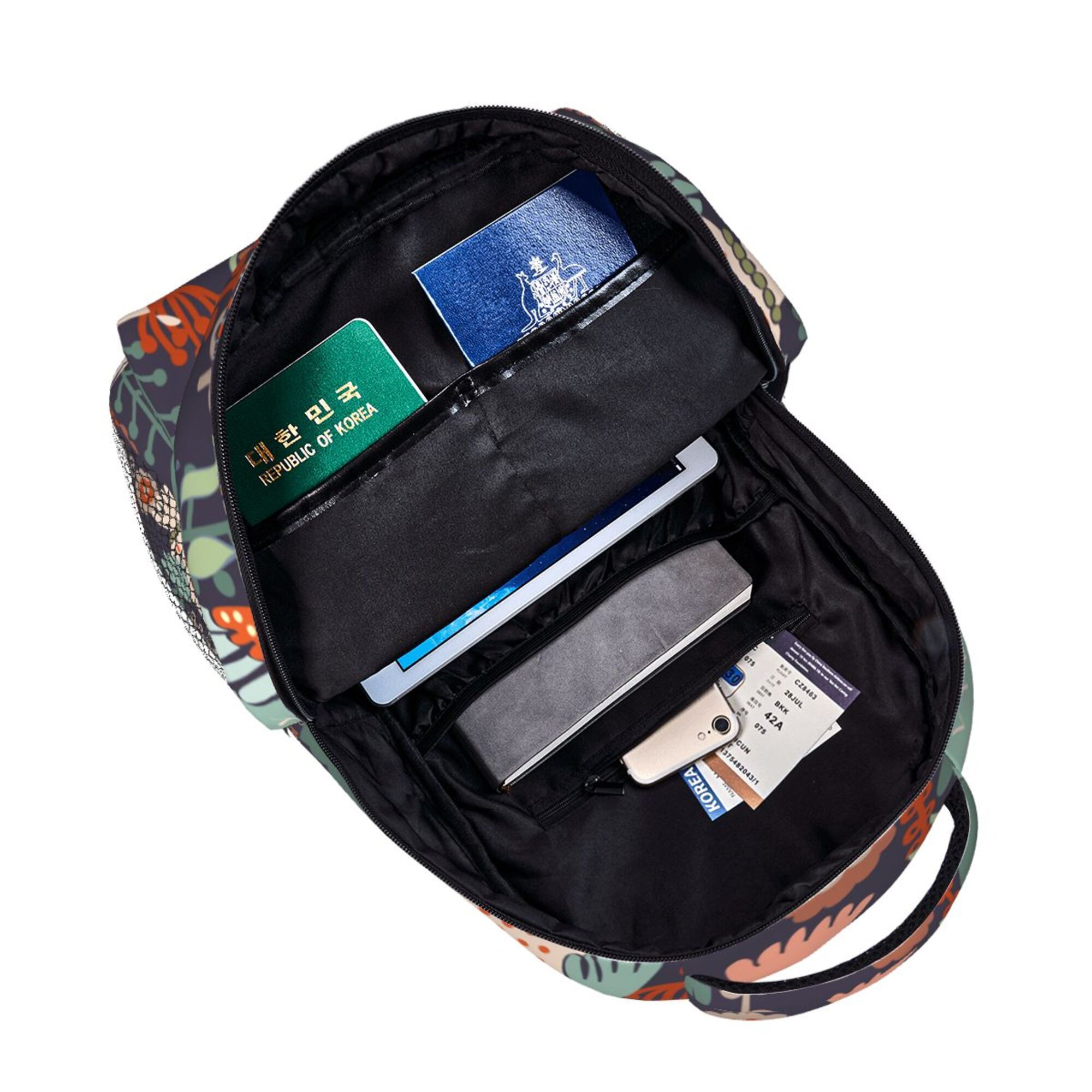 LAKIMCT Owl Sitting On Branches School Backpack, Durable Casual Student Bookbag College Lightweight Hiking Travel Daypack