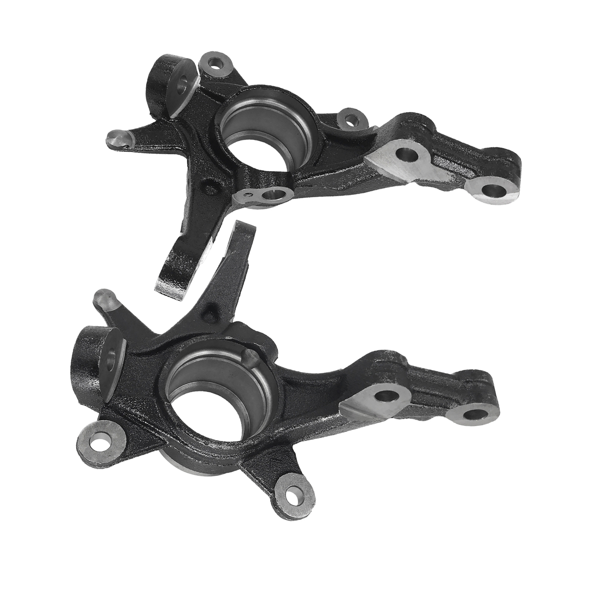 2PCs Of Front LH Left Driver Side & RH Right Passenger Side Steering Knuckle Spindle Compatible with 2012-2017 Hyundai Accent Replace Compatible with 698-251 517151R502 698-250 517161R502