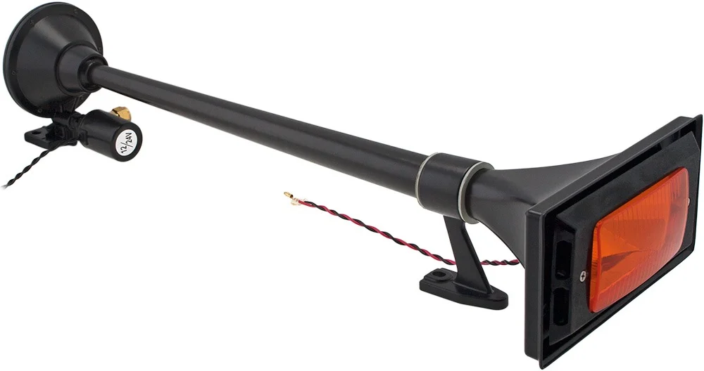 Vixen Horns Train Horn Kit for Trucks/Car/Semi. Complete Onboard System- 200psi Air Compressor, 3 Gallon Tank, 1 Trumpet. Super Loud dB. Fits Vehicles like Pickup/Jeep/RV/SUV 12v VXO8330B/1264YB