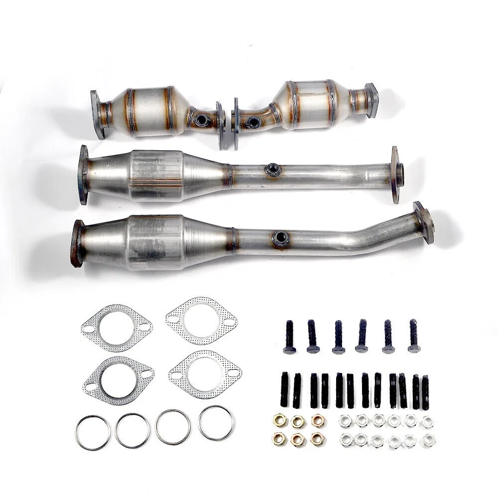 JahyElec Stainless Steel Catalytic Converter Kit 16399,16400,16467 - Fits Nissan 4.0L Frontier, Xterra, Pathfinder 2005-17