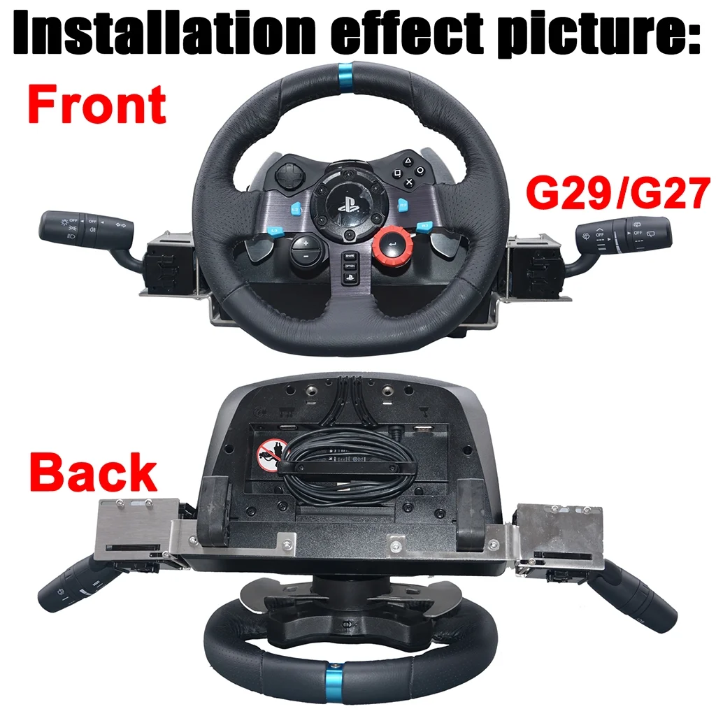 Upgraded Version Simulator Steering Wheel Turn Signal Wiper Switch PC For Logitech G25/G27/G29/G920/G923,Olny Wiper Switch, For G29/G920/G923