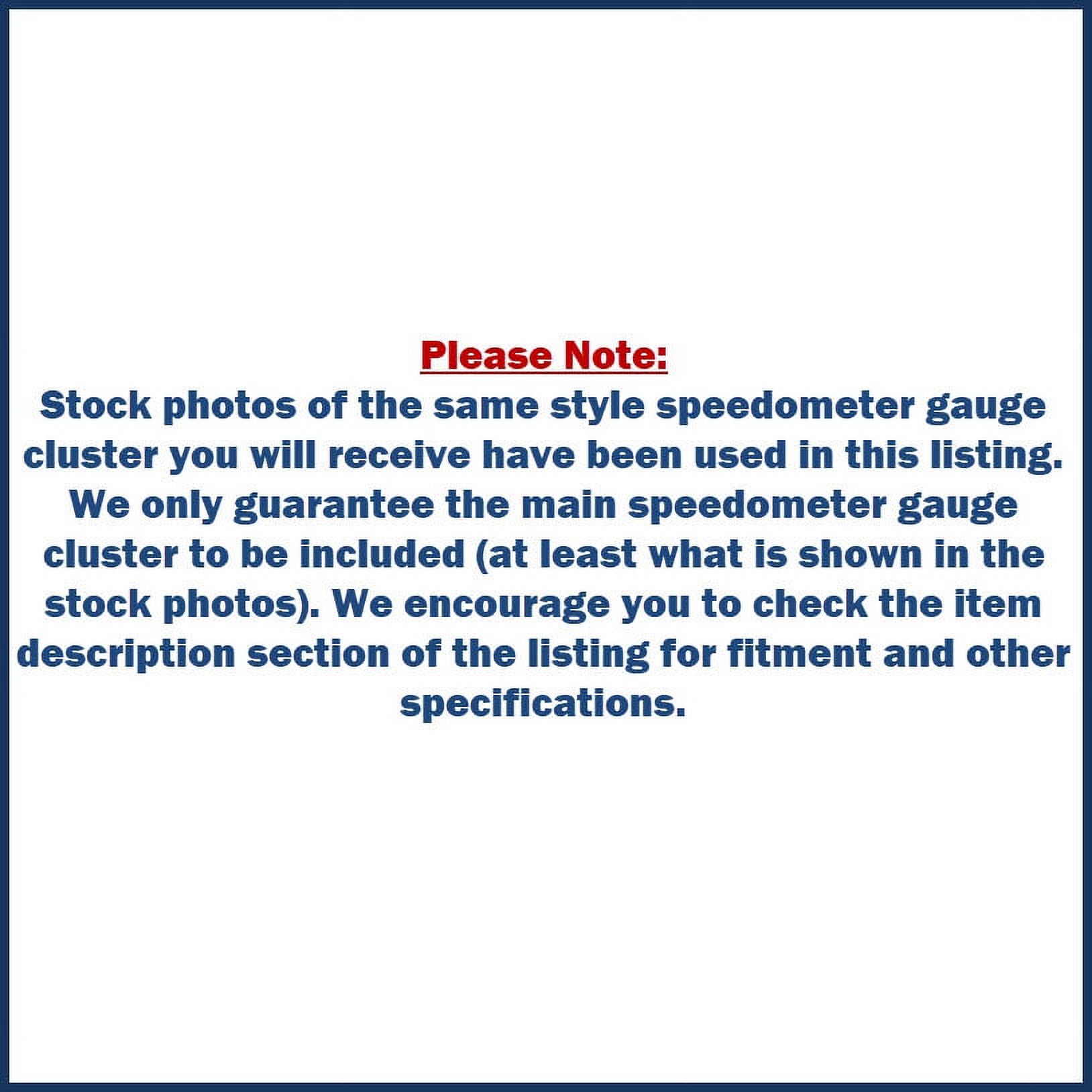 Pre-Owned 04 05 Toyota Sienna US MPH Speedometer Speedo Cluster OEM (LKQ~380981005) (Good)