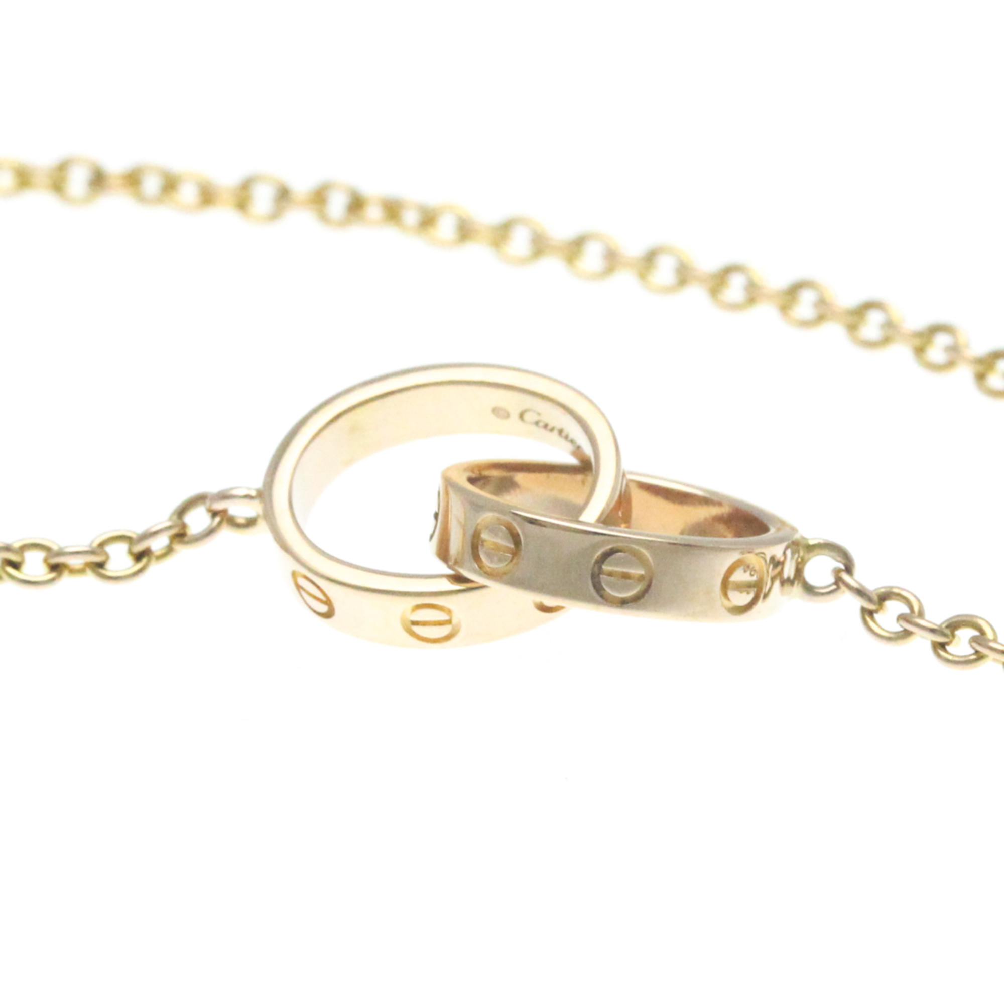 Pre-Owned Cartier Baby Love Bracelet B6027000 Pink Gold (18K) No Stone Charm Bracelet Pink Gold (Good)