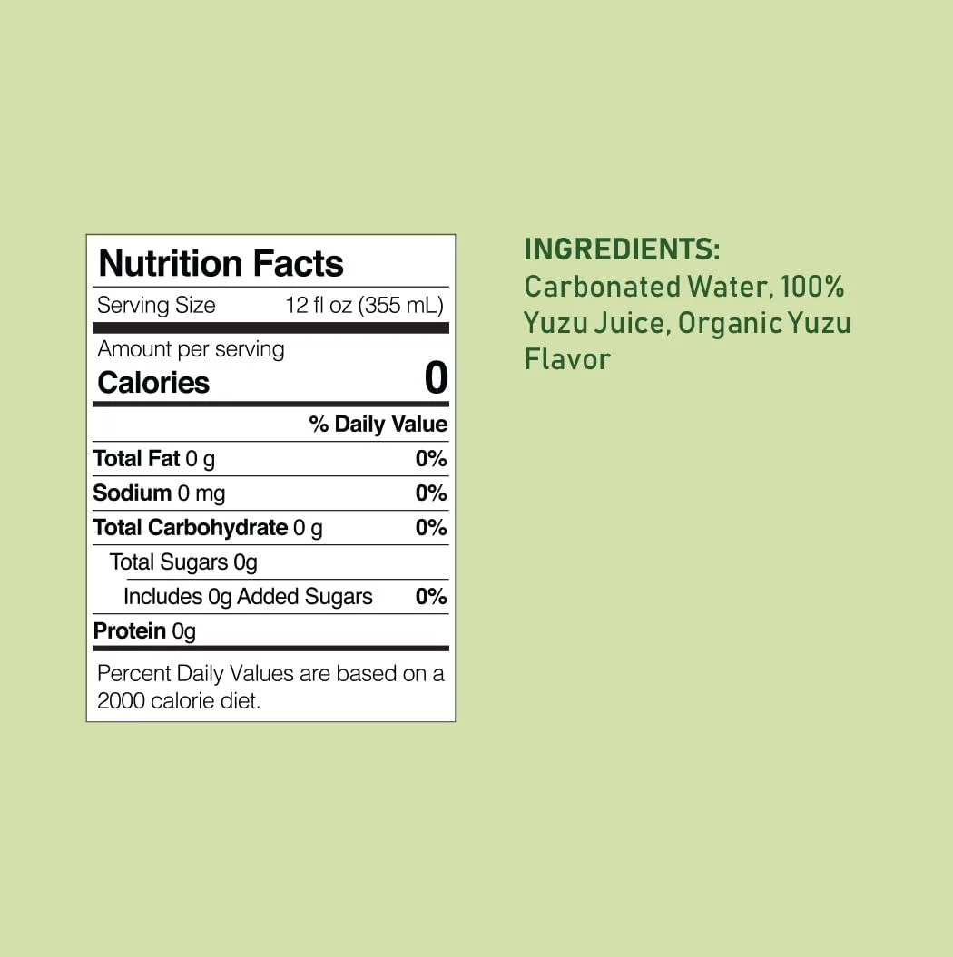 Moshi Yuzu Unsweetened Sparkling Drink - 12 oz (12 Glass Bottles)