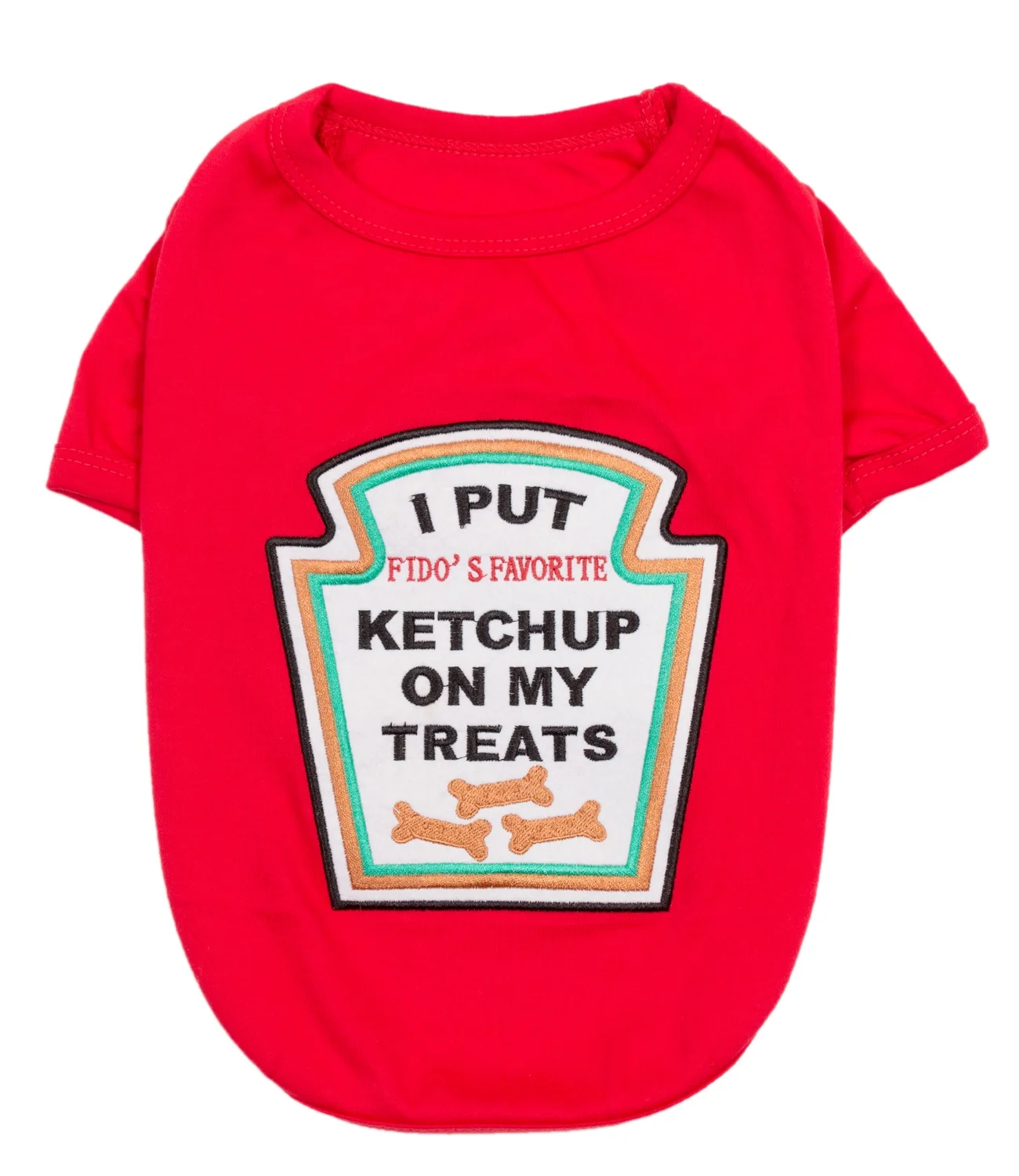 Ketchup Licker Dog Costume Shirt - 2X-Large