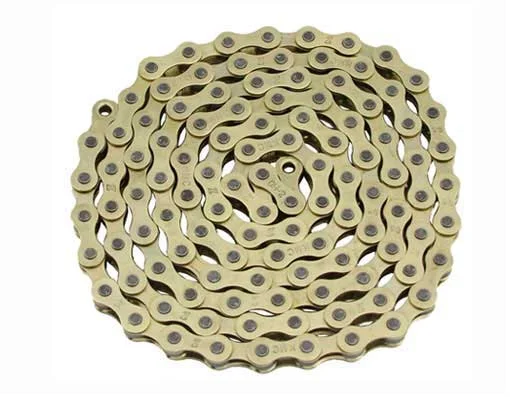 KMC Chain 1/2x1/8x112 Gold. for bicycle Chain, bike chain, lowrider bikes, beach cruiser, chopper, limos, stretch