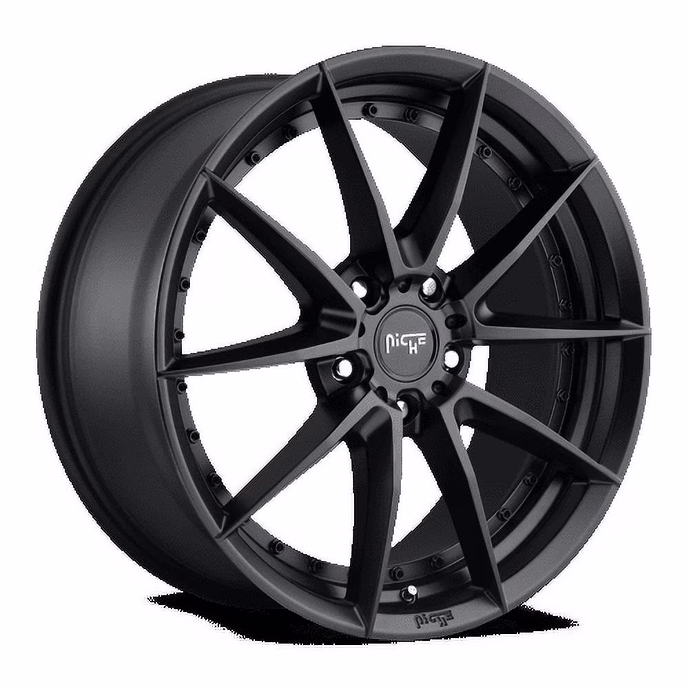 Niche M196 Sector 19X9.5 5X112 48Et 66.56Cb Matte Black Wheel