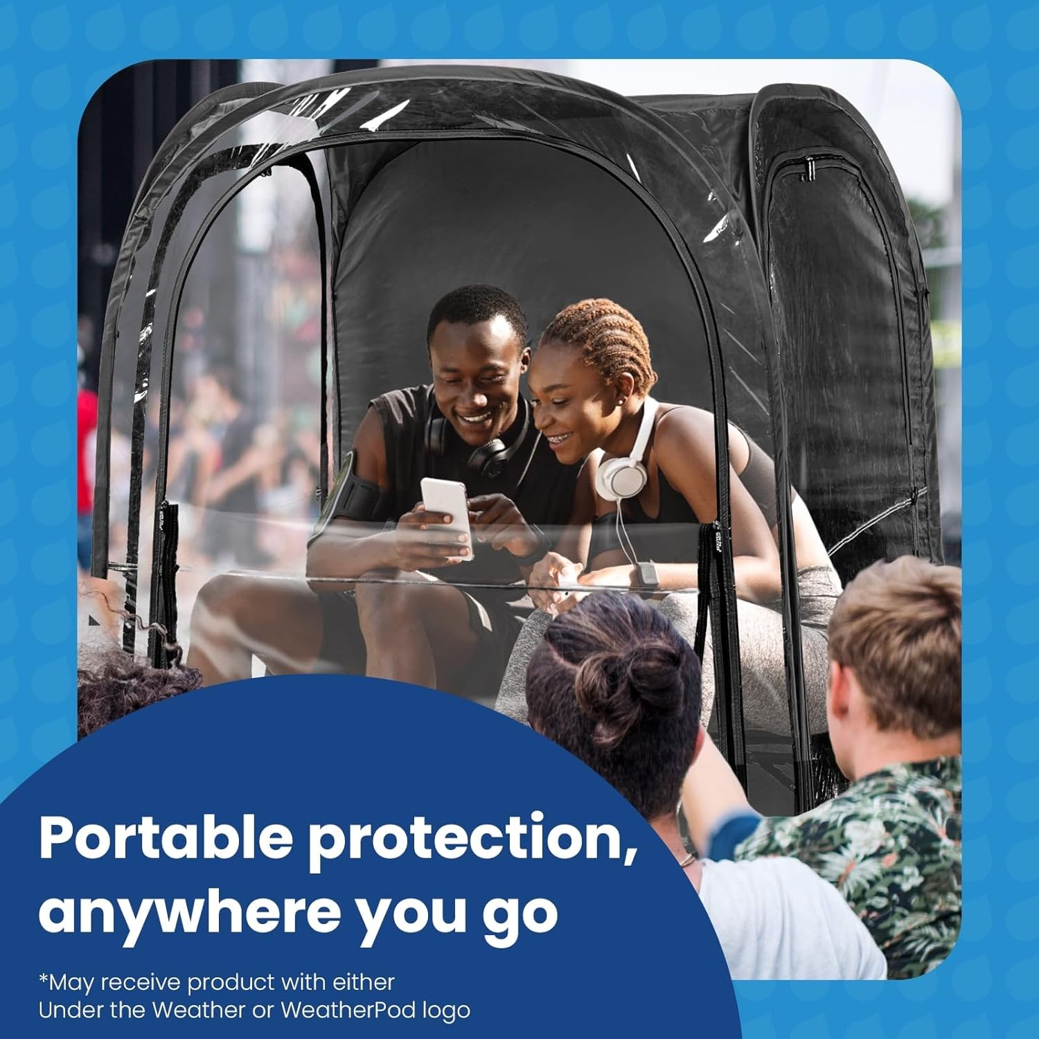 XL 1-Person Pod – Pop-Up Weather Pod, Protection from Cold, Wind and Rain