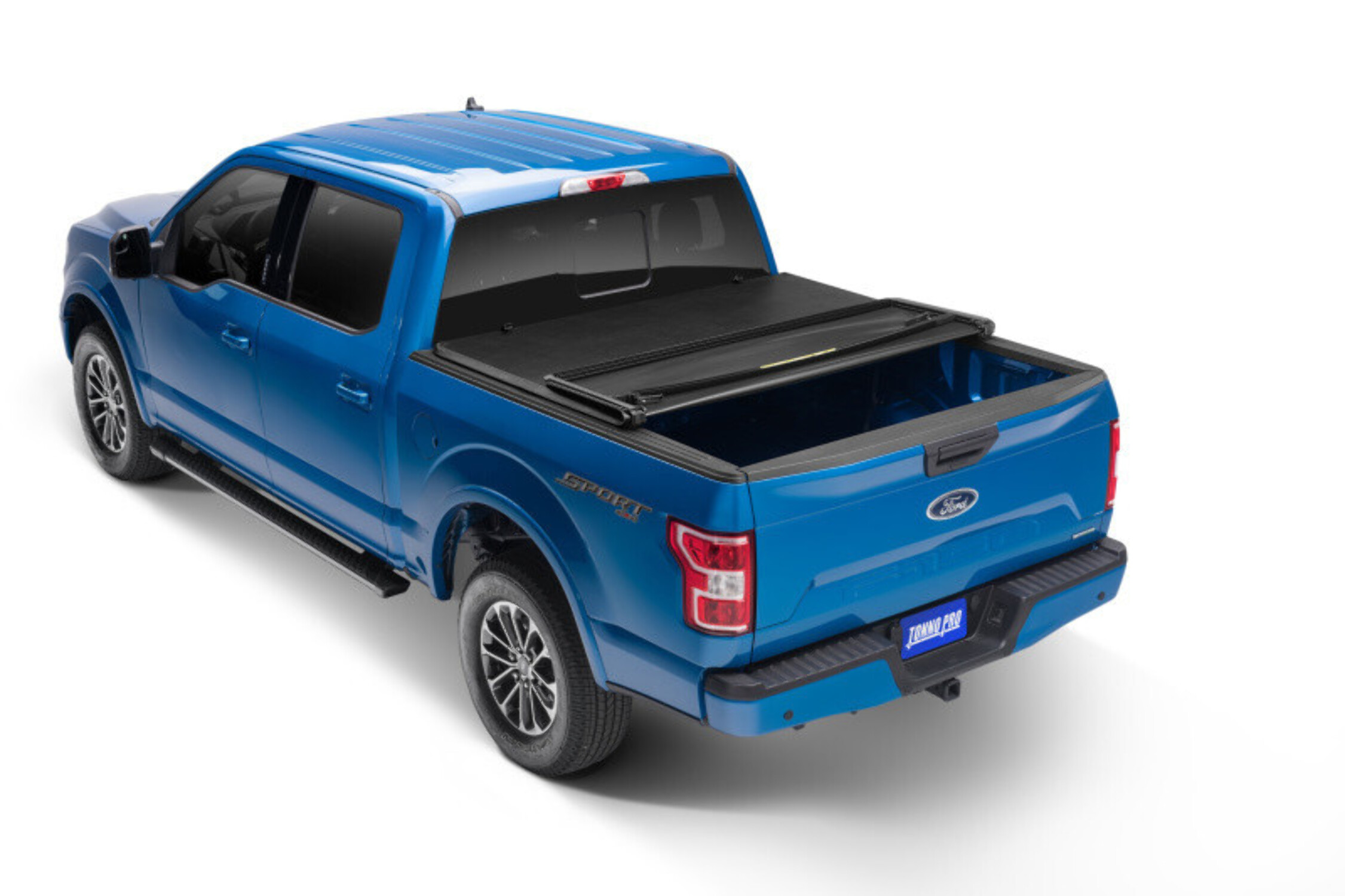 Tonno Pro 42-369 Tonno Fold Tri-Fold Soft Tonneau Cover Fits 21-22 F-150 Fits select: 2021-2023 FORD F150