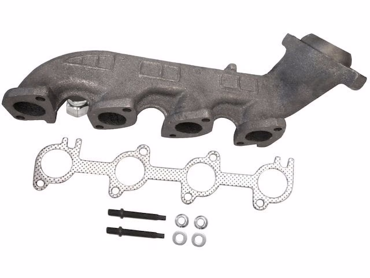 Left Exhaust Manifold - Compatible with 2000 - 2002 Ford E-350 Econoline Club Wagon 5.4L V8 2001