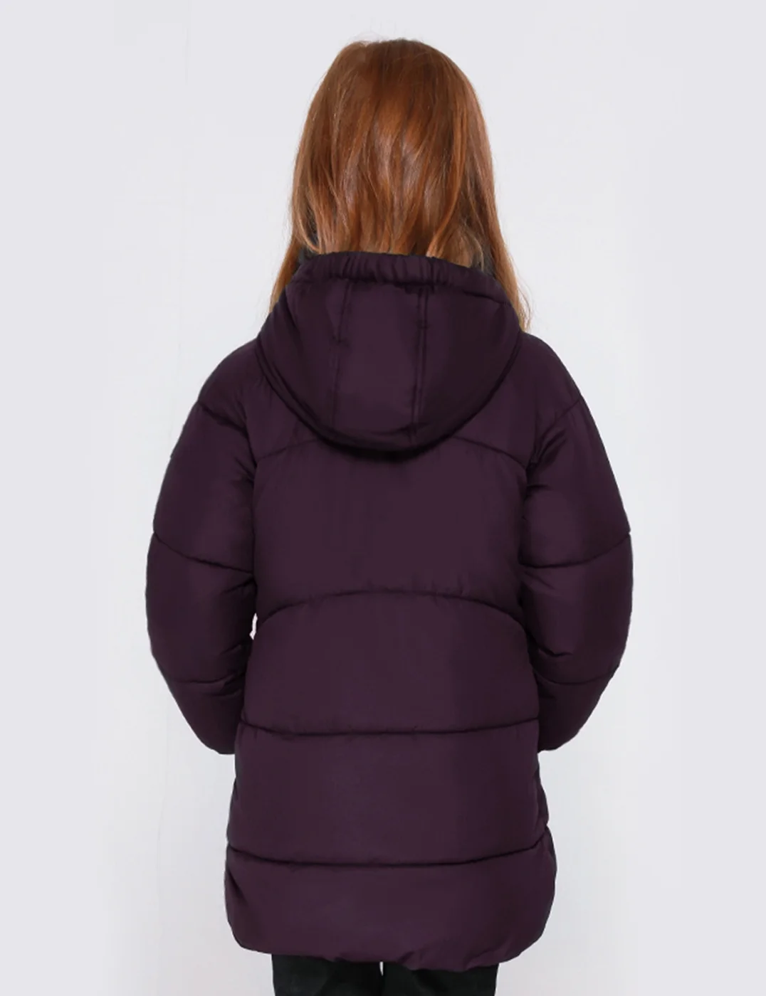 SOLOCOTE Girls Winter Coats Heavyweight Mediun Length Warm Jackets Down-like Cotton Wadding Outwear 3-14Y