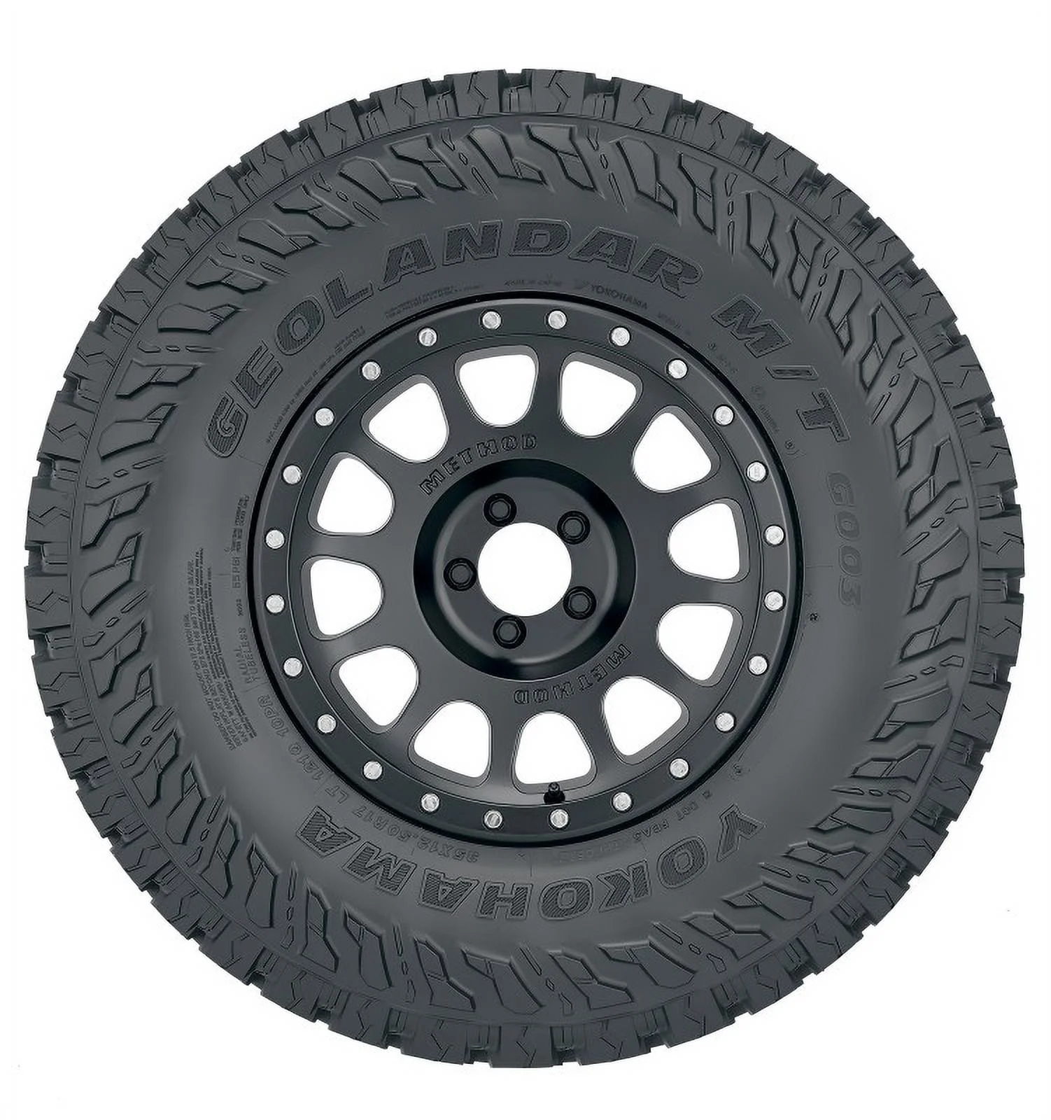 Set of 4 Yokohama Geolandar M/T G003 LT285/70R17 121/118Q E Tires Fits: 2021-23 Jeep Wrangler Unlimited Rubicon 392, 2018-20 Jeep Wrangler Unlimited Rubicon