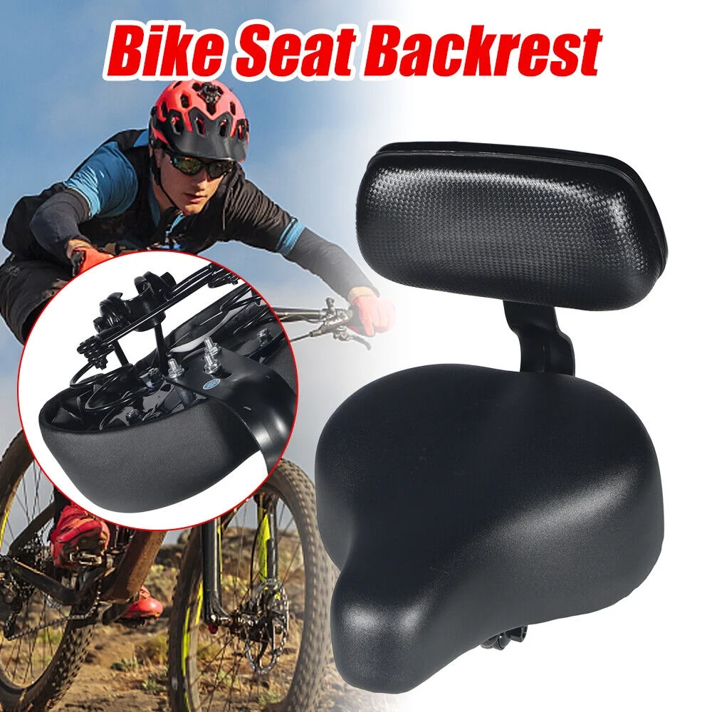 JLLOM Comfortable Bike Seat with Back Support: Say Goodbye to Aches and Pains During Your Rides!