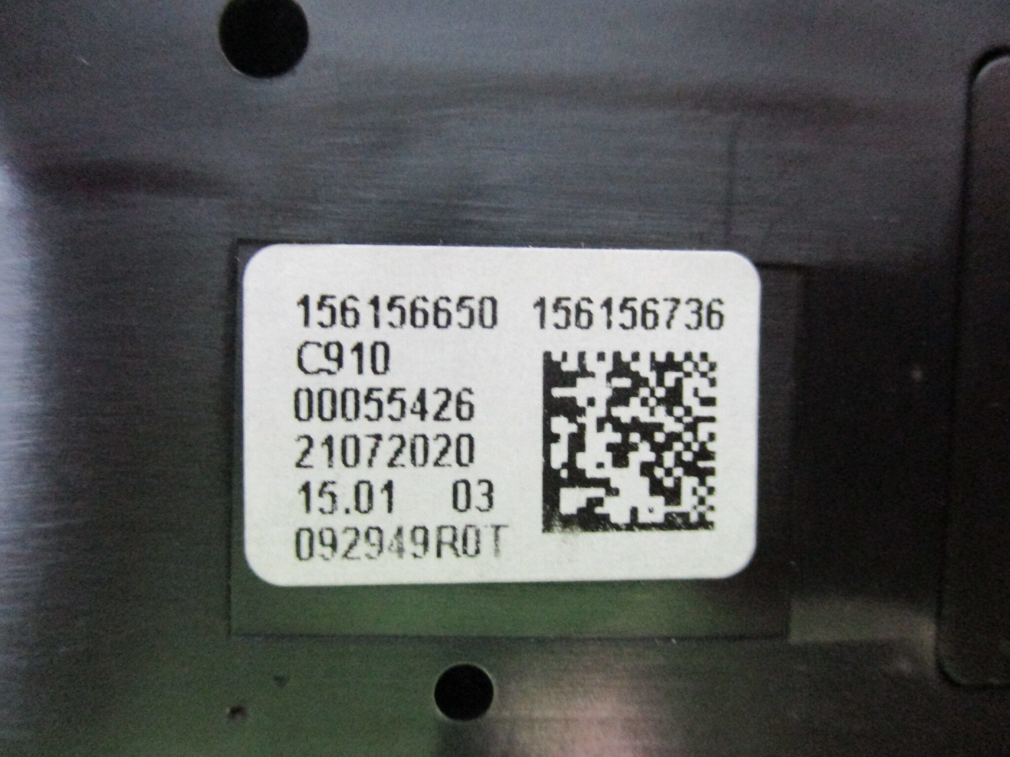 Pre-Owned 20 Alfa Romeo Giulia Quadrifoglio Navigation Radio Controller Knob OEM 156156736 (Good)