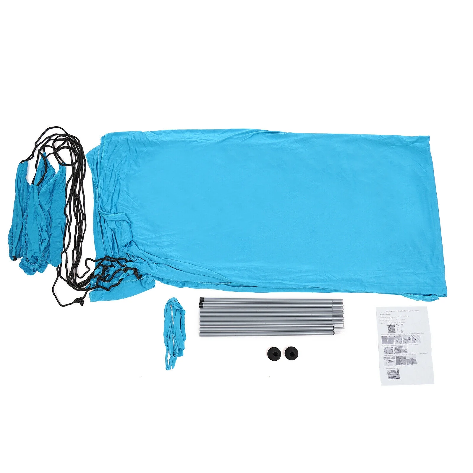 10FT Protection Beach Shelters Tent Garden Beach Patio Pool Sun Canopy Tent Blue Picnic Camping Sun Canopy Tent Sun Shelter