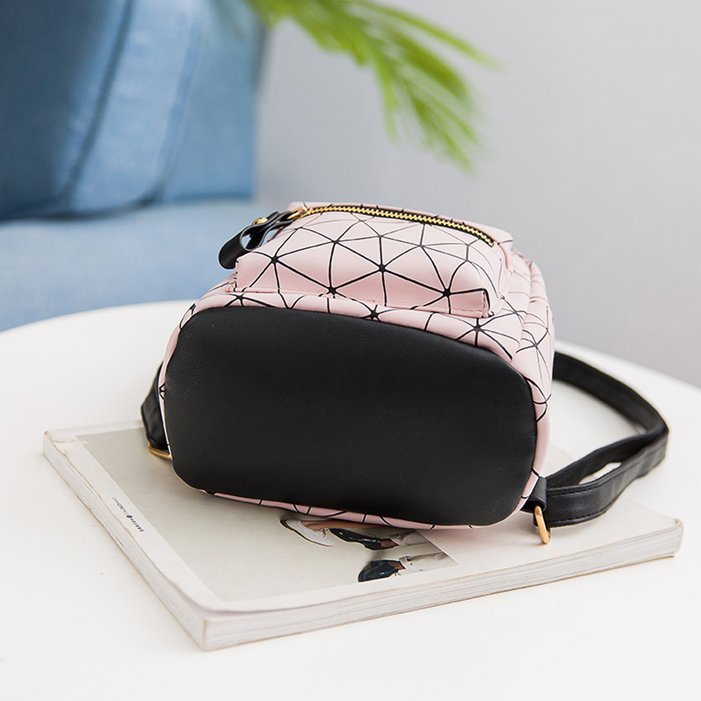 Women Mini Backpack PU Leather Shoulder Ladies Girls School Rucksack Travel Bag