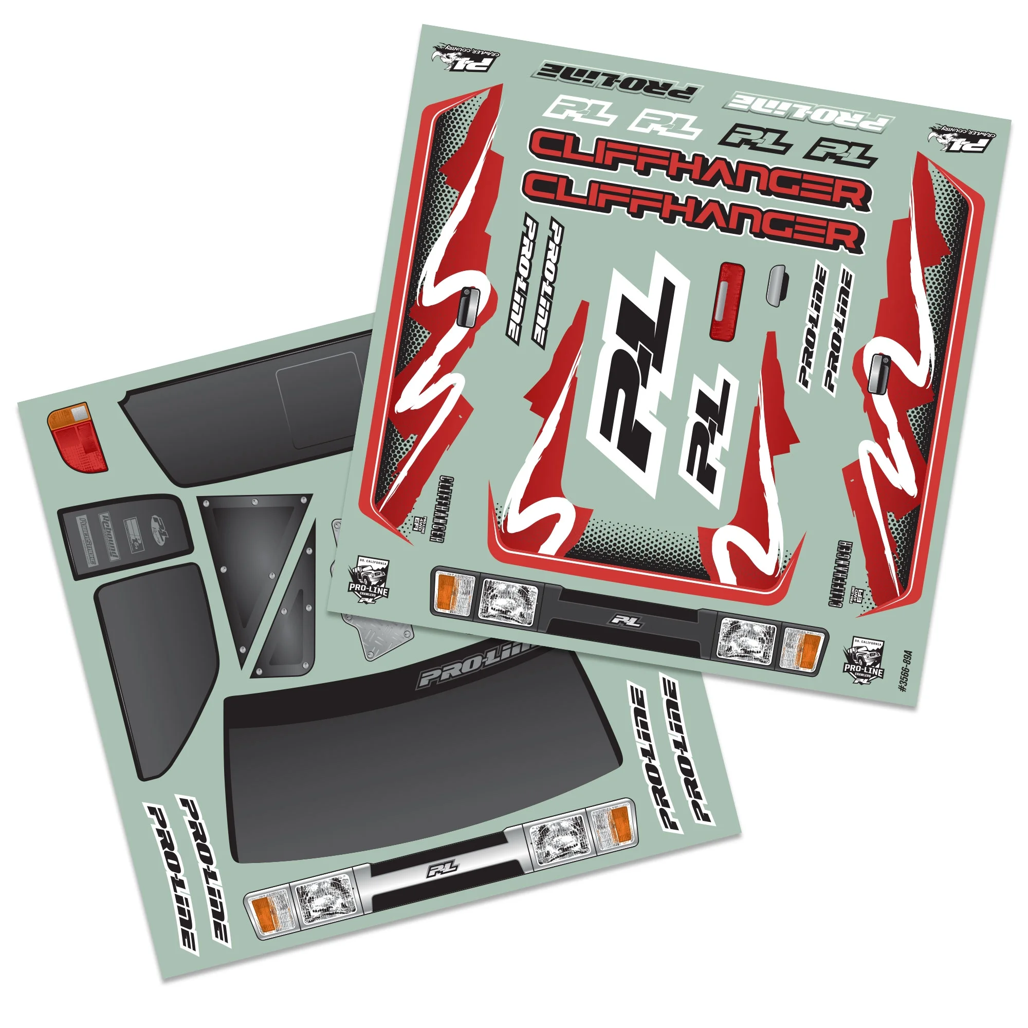 Pro-Line Racing 1/10 Cliffhanger HP Stone Gray Body 12.3 Crawler PRO356614 Car/Truck  Bodies wings & Decals