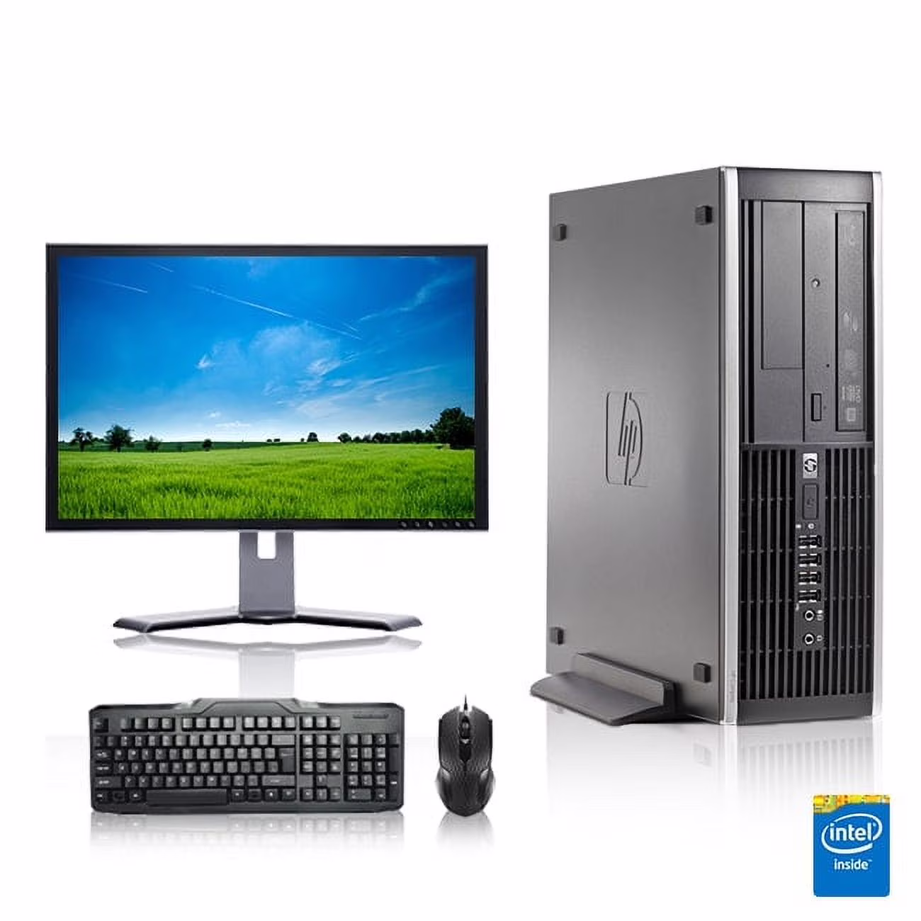 Restored - HP DC Desktop Computer 2.9 GHz Core 2 Duo Tower PC, 4GB, 160GB HDD, Windows 10 x64, Office 365 Essentials, 19