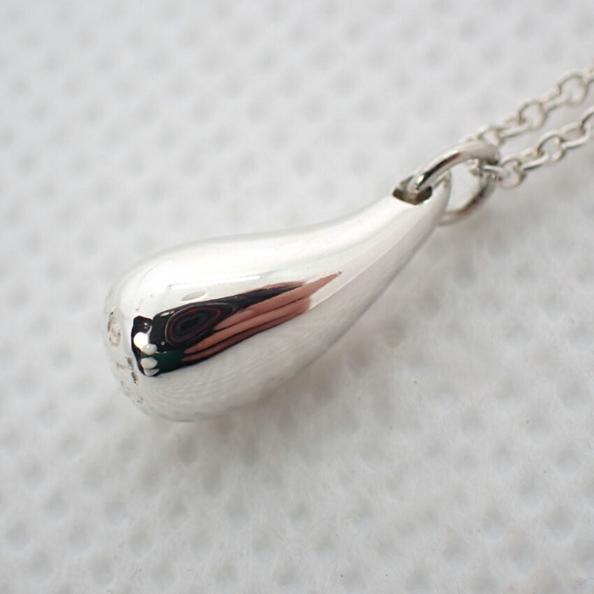 Pre-Owned TIFFANY/ Tiffany 925 teardrop pendant / necklace (Good)