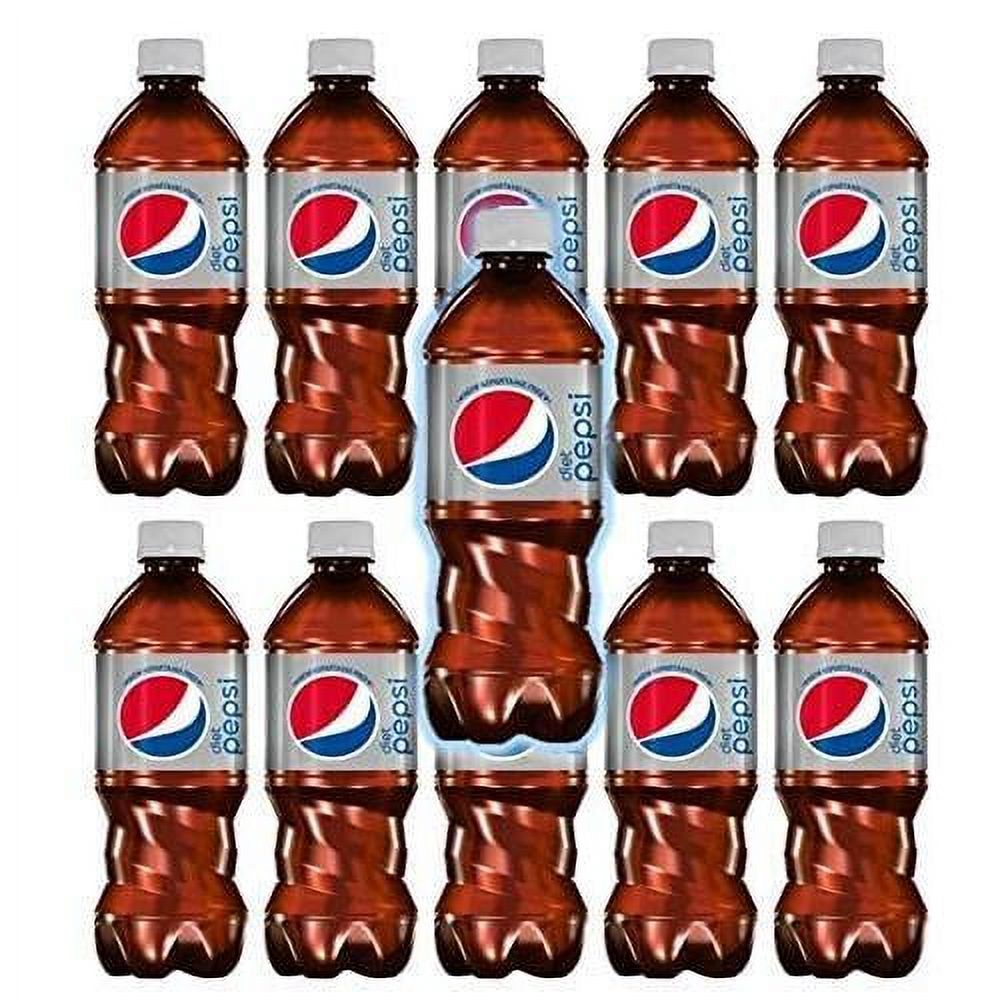 Diet Pepsi Soda 20Oz Bottles (Pack Of 16)