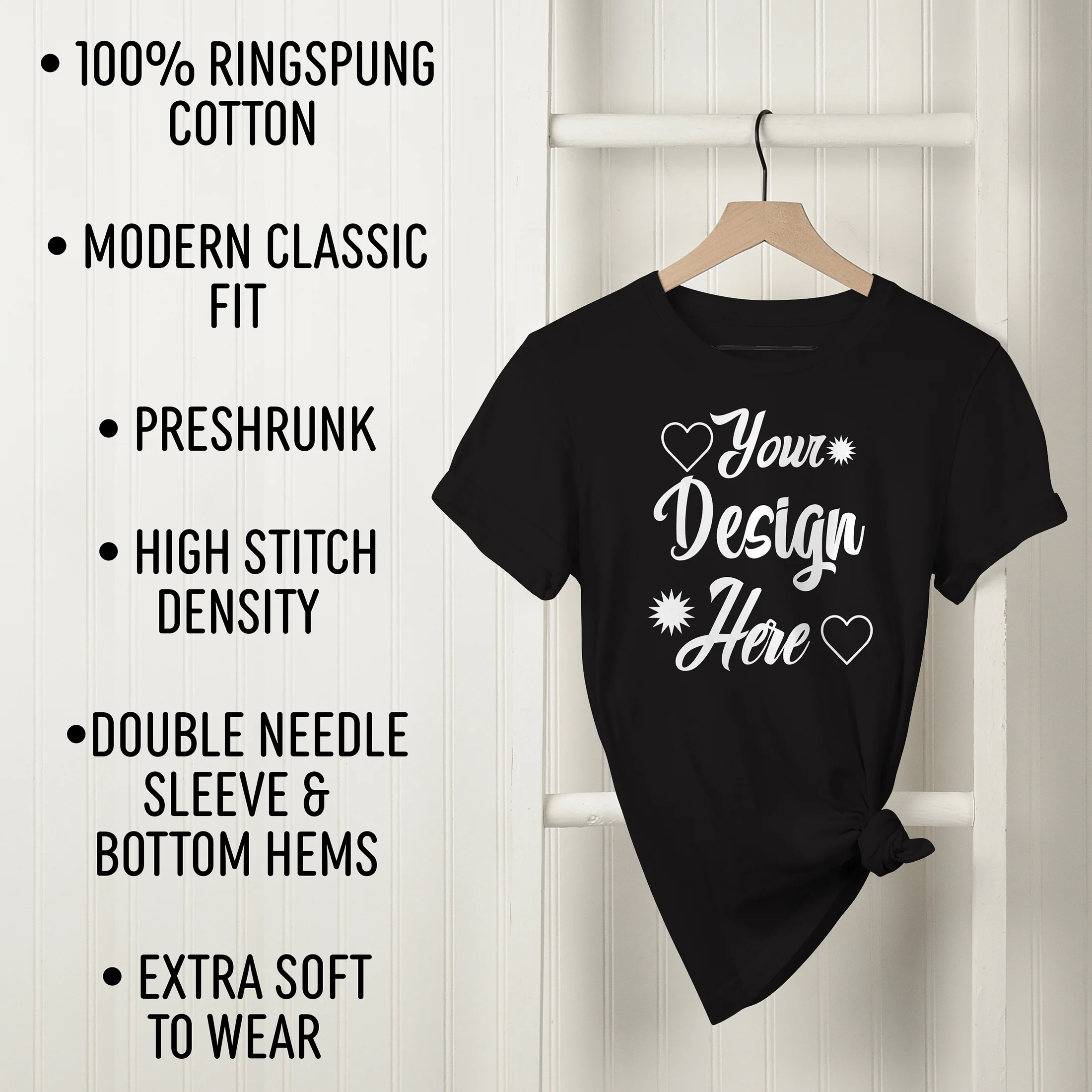 Distressed I'd Rather Be Glamping - Retro Rainbow & Tent Art Merch Gift, Baby Blue T-Shirt, Small