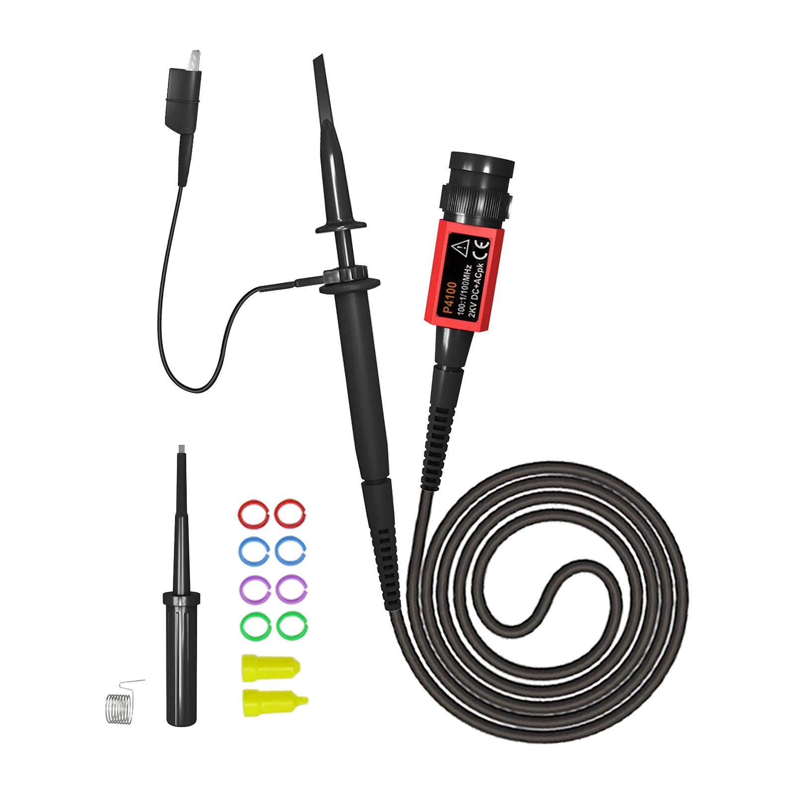 P4100 100x Oscilloscope Clip Probe 100:1 with Accessory Kits for Measurement