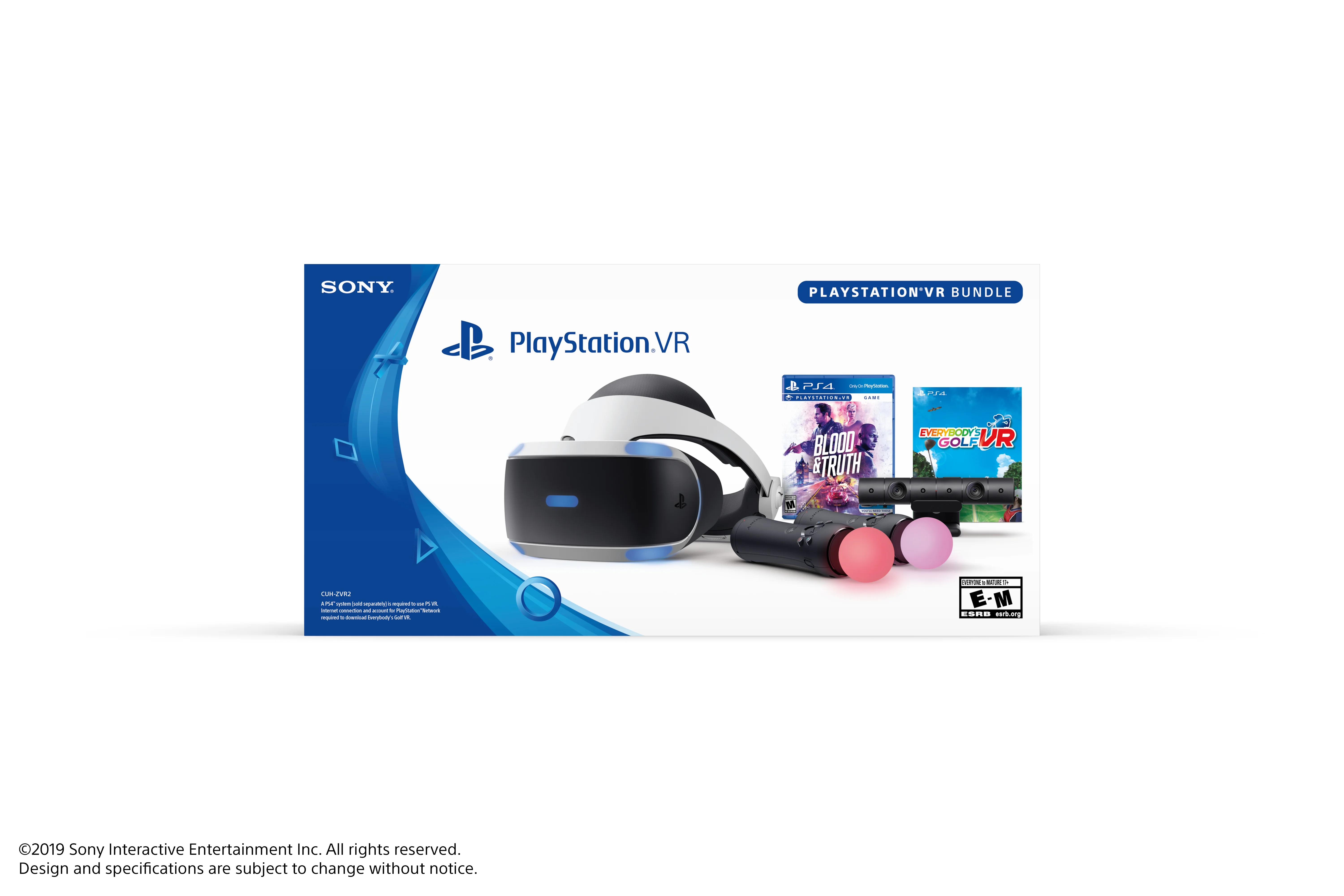 Refurbished -Sony PS4 PSVR Mega Blood + Truth Everybodys Golf Bundle - 3004150