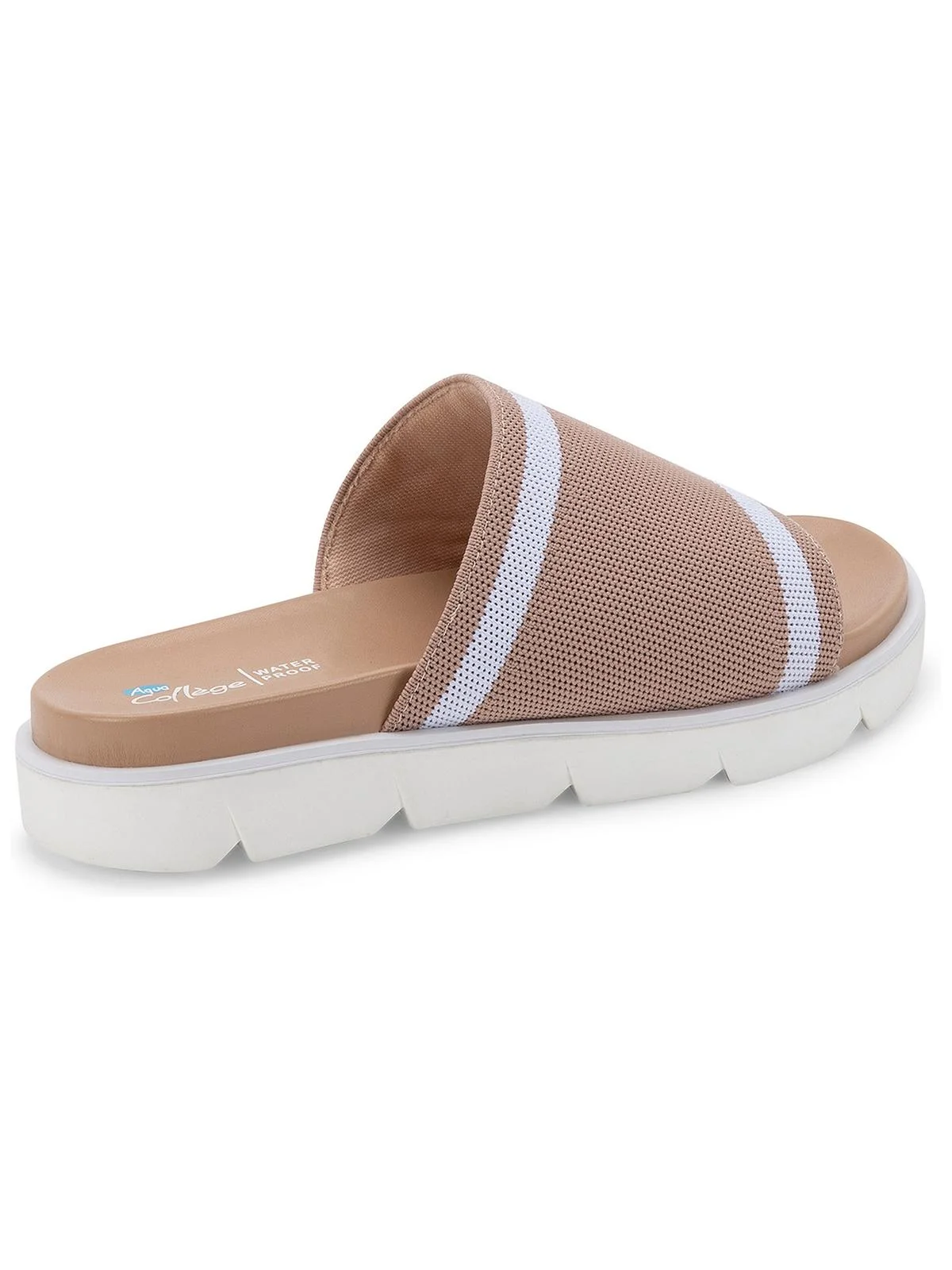 Aqua College Womens Katlina Slide On Open Toe Pool Slides