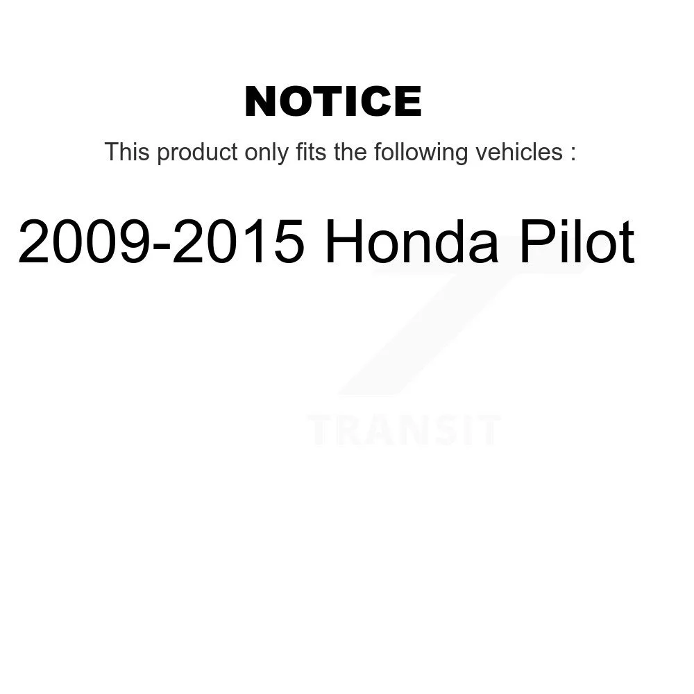 Transit Auto - Front Steering Tie Rod End & Boot Kit For 2009-2015 Honda Pilot KTB-100850