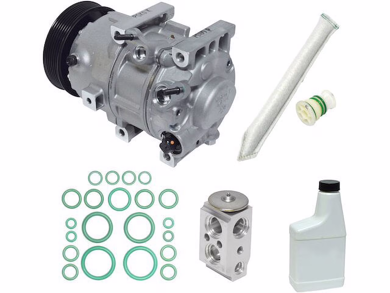 A/C Compressor Kit - Compatible with 2012 - 2014 Hyundai Sonata 2.0L 2.4L 4-Cylinder 2013