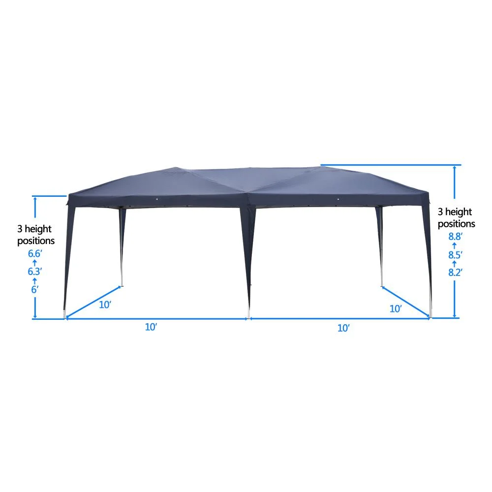 Ktaxon 10' x 20' Easy Pop up Wedding Party Tent Folding Gazebo Beach Canopy W/Carry Bag