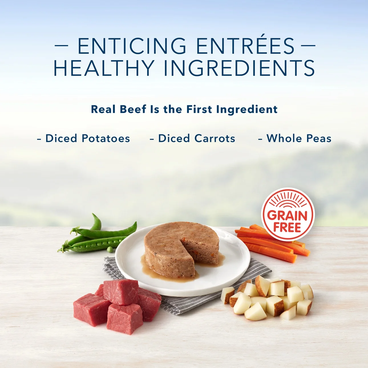 Blue Buffalo Delights Small Breed Filet Mignon Flavor in Savory Juice Pate Wet Dog Food for Adult Dogs, Grain-Free, 3.5 oz. Cup