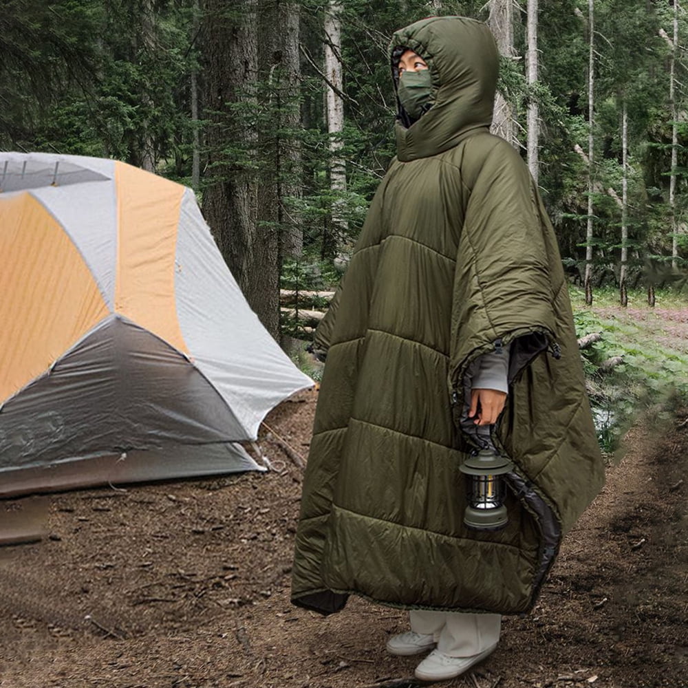 Tomshoo Adjustable Hammock Underquilt Blanket Poncho for Camping Hiking Traveling