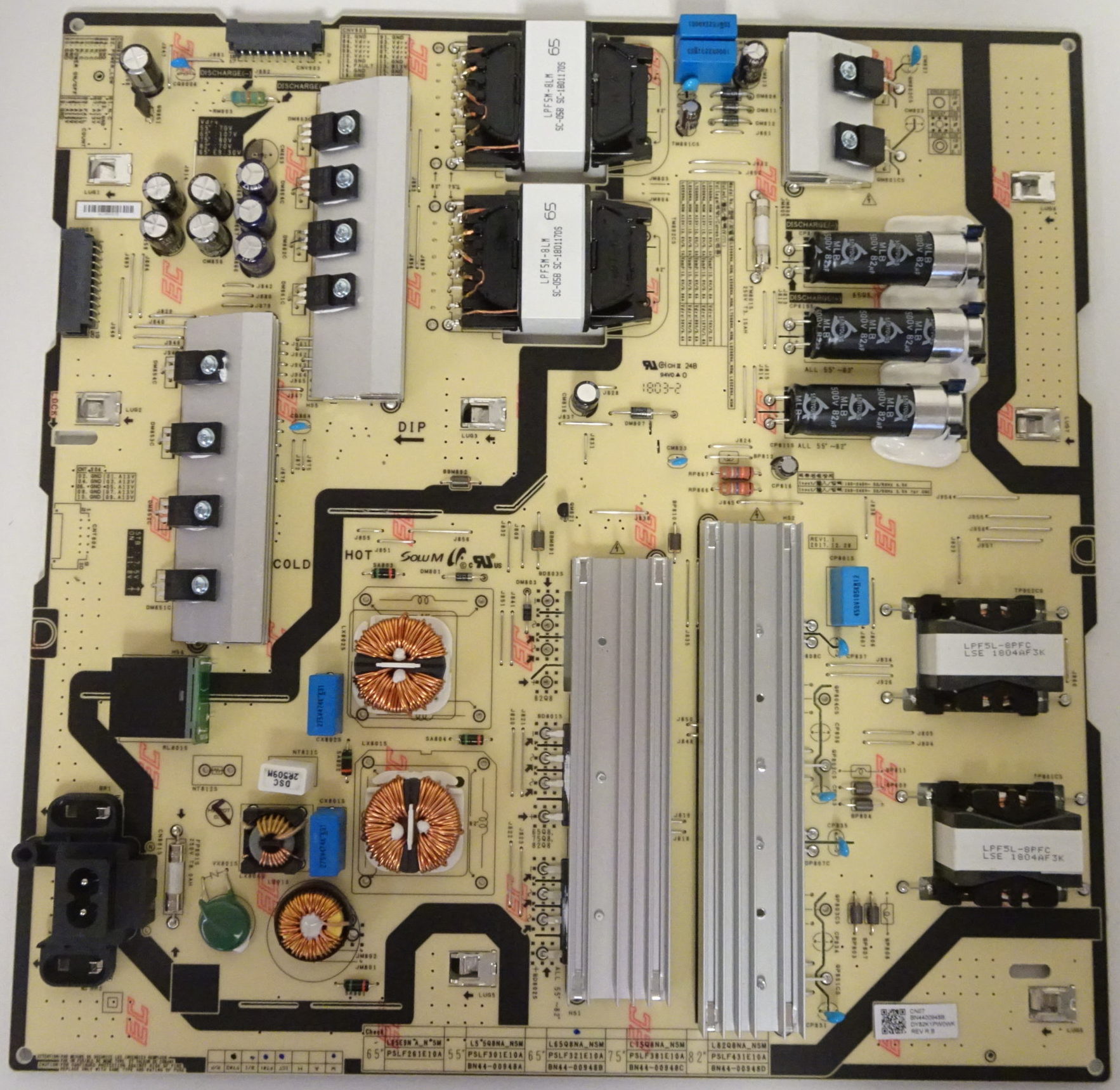 Samsung QN65Q8FNBFXZA Power Supply (PSLF321E10A) BN44-00948B