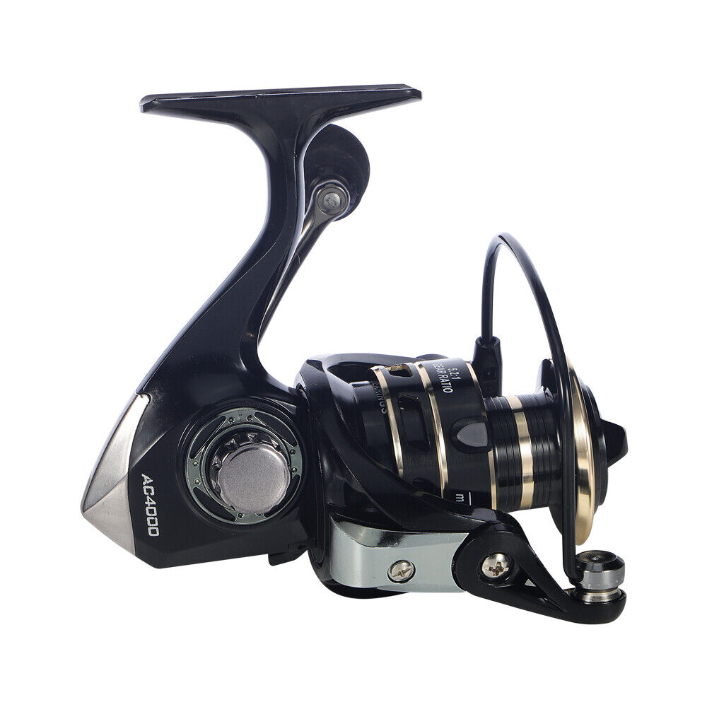 12BB Metal Spinning Fishing Reel 5.2:1 Saltwater Freshwater Right Left Hand Reel