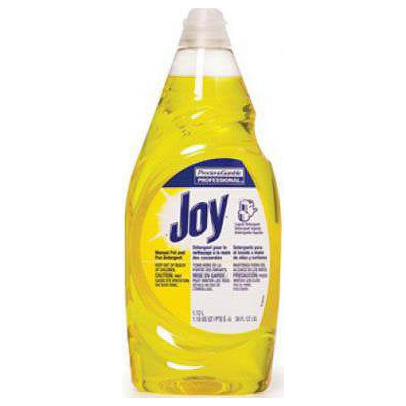 Procter & Gamble 45114 38 oz Lemon Joy Dishwashing Liquid Detergent Bottle - Case of 8