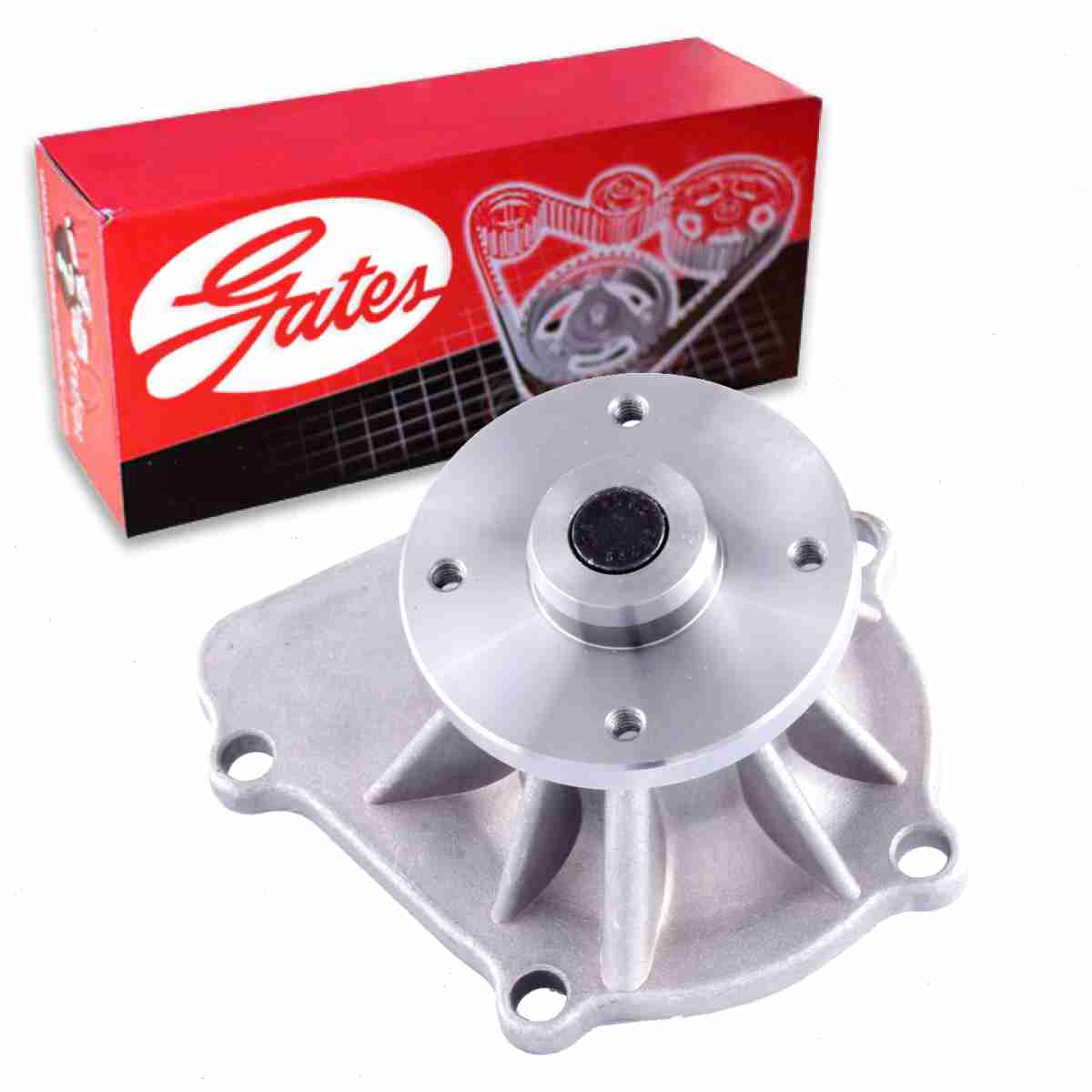 Gates Engine Water Pump compatible with Nissan Frontier 2.4L L4 1998-2011
