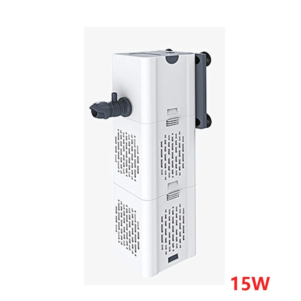 Home Office Water Pump American Rules Filter Cotton European Gauge Loop Built In Aquarium Filter Pump Fish Tank Filter 15W EU PLUG ADAPTER 220V