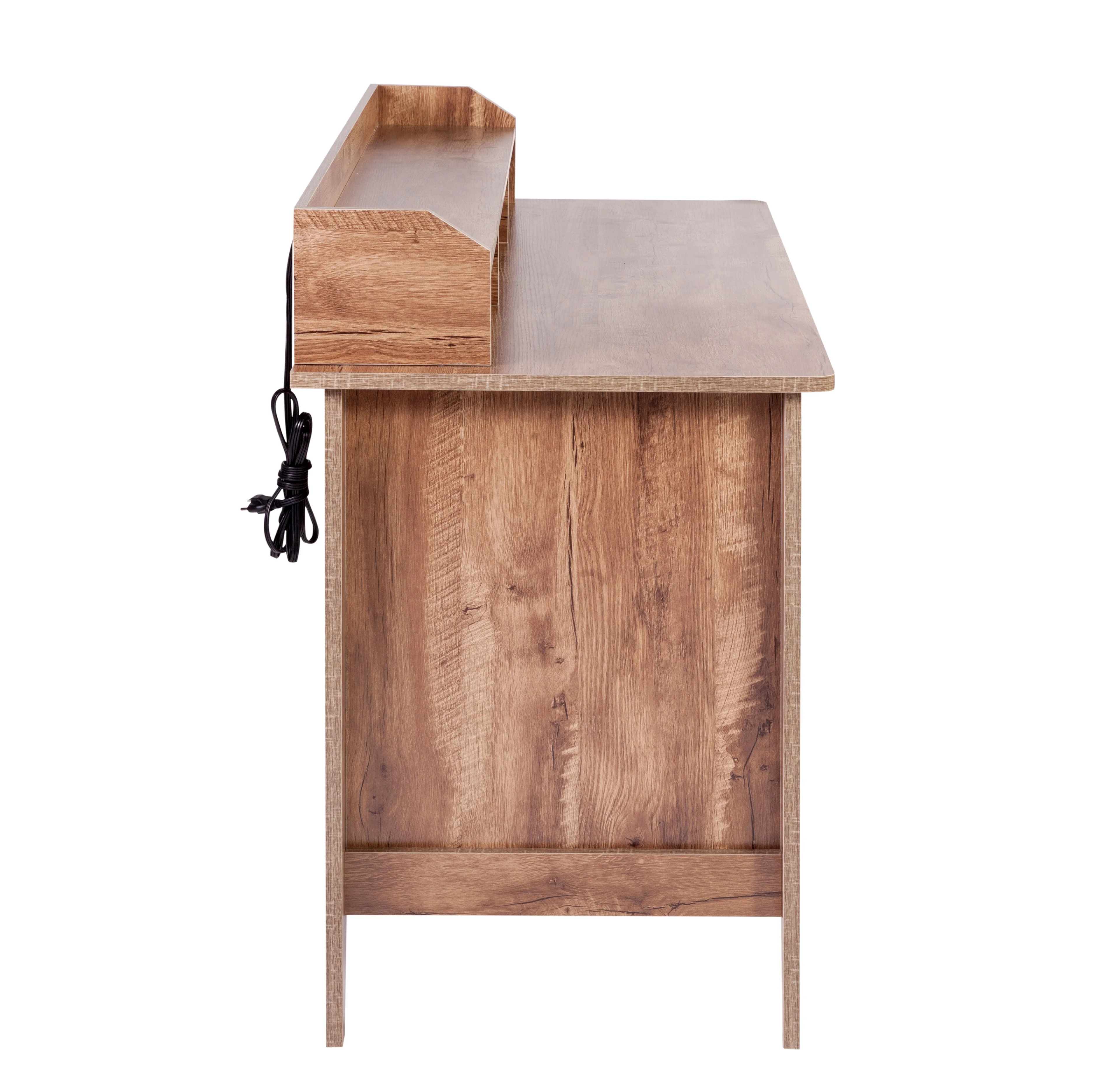 Eleanor Executive Desk with Hutch, USB and Charger Hub