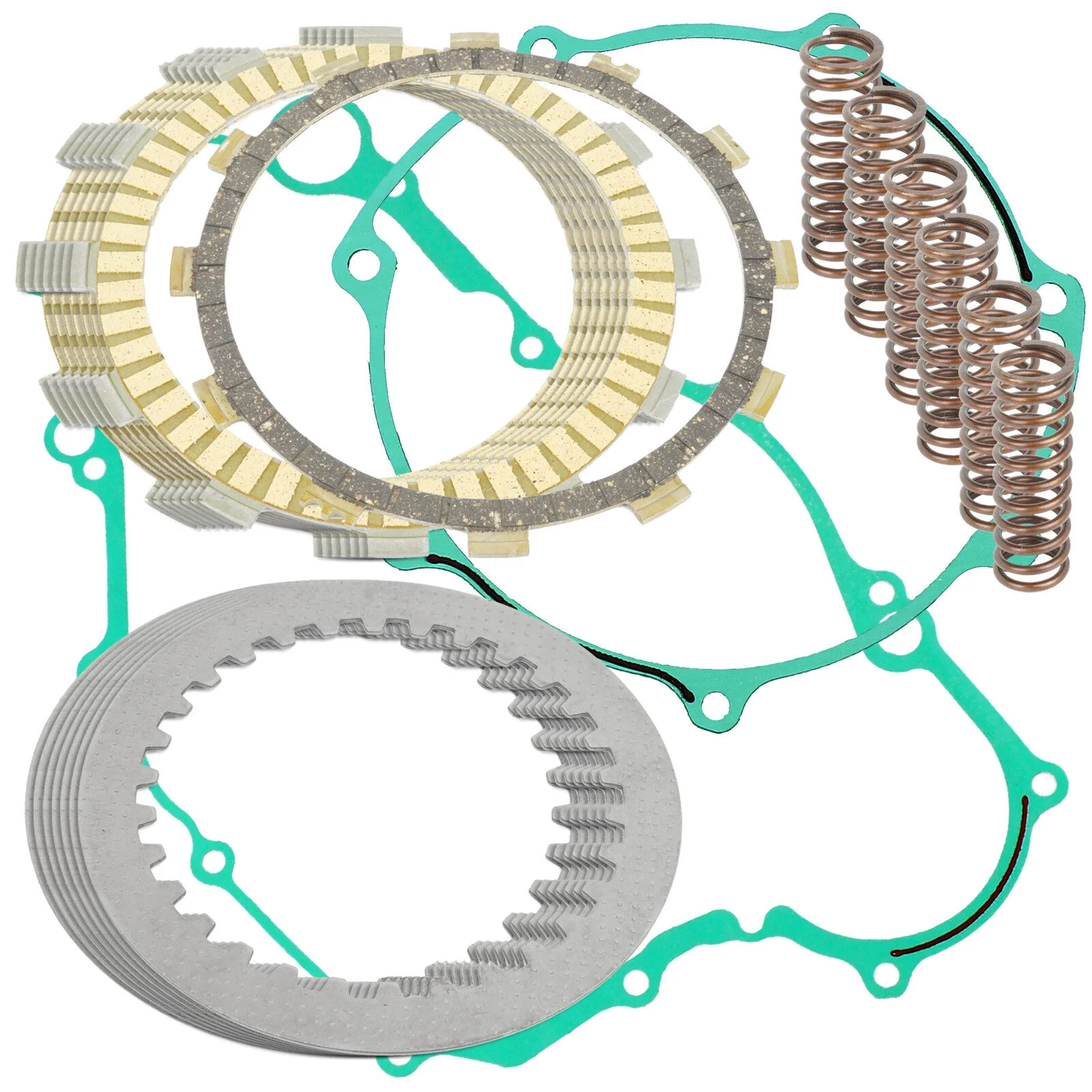 Clutch Friction Plates And Gasket Kit for Yamaha YFZ450 YFZ 450 2004-2009