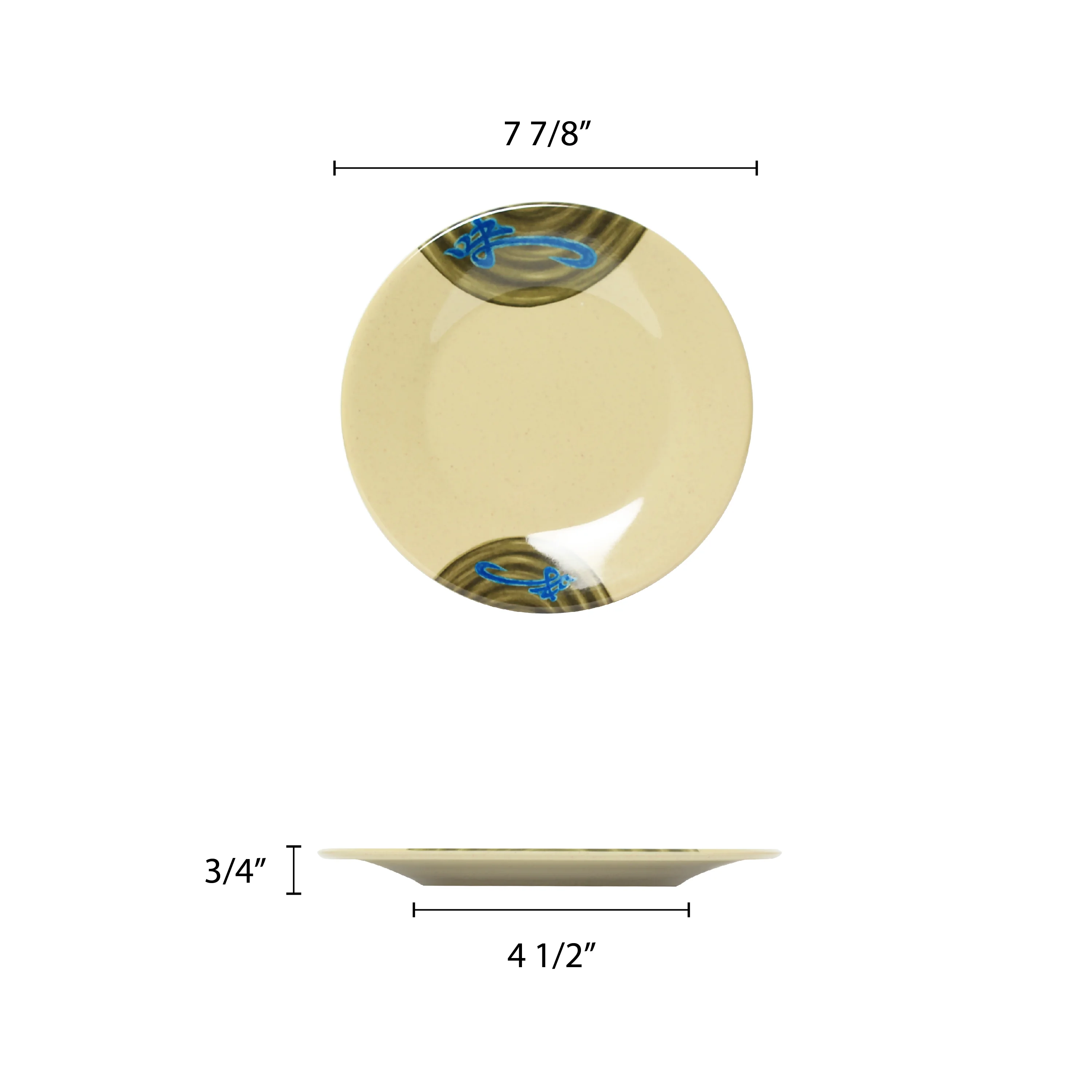 Excellante Wei Melamine Dinnerware Collection 7 7/8