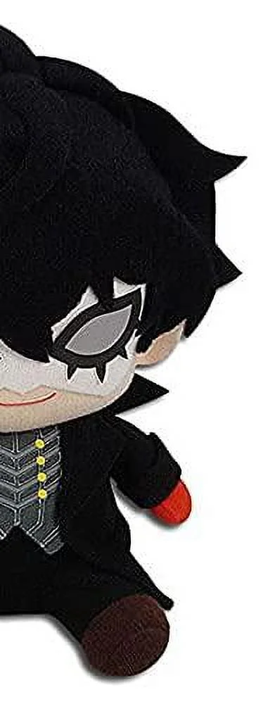 Great Eastern Entertainment Persona 5 Game Joker Phantom Thief Sitting Pose Plush, 6-inch