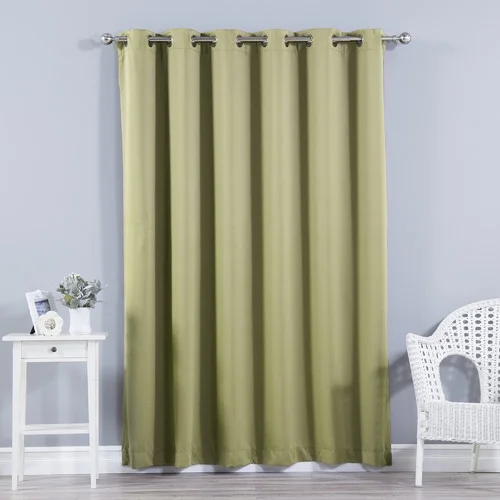 Best Home Fashion, Inc. Extra Wide Width Blackout Thermal Single Curtain Panel