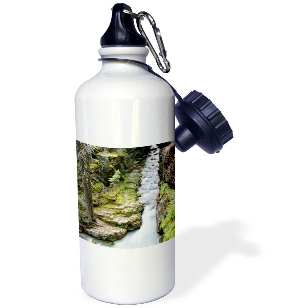 Sunrift Gorge Montana Glacier National Park 21 oz Sports Water Bottle wb-26402-1