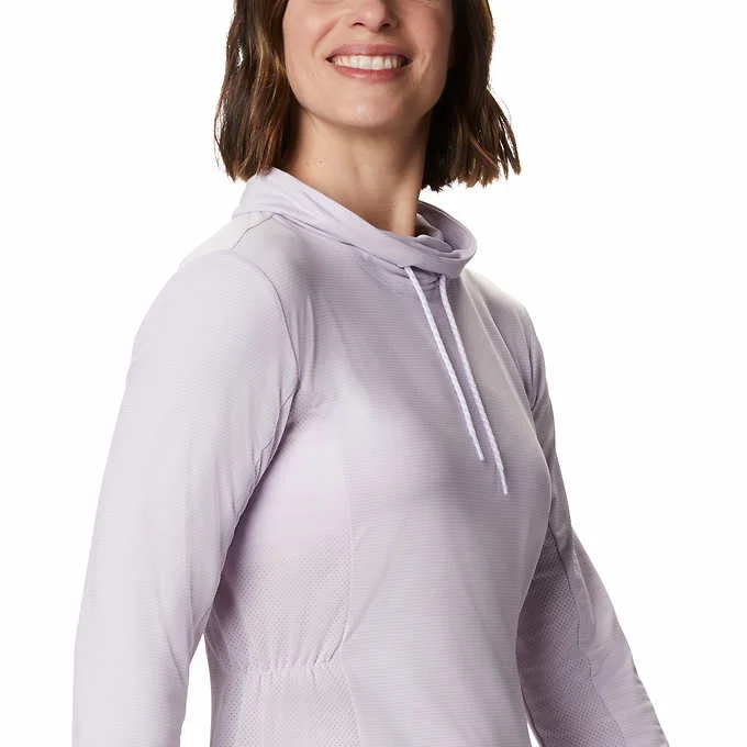 Columbia Ladies' Omni-Wick Active Top Pullover Shirt, Pale Lilac Medium