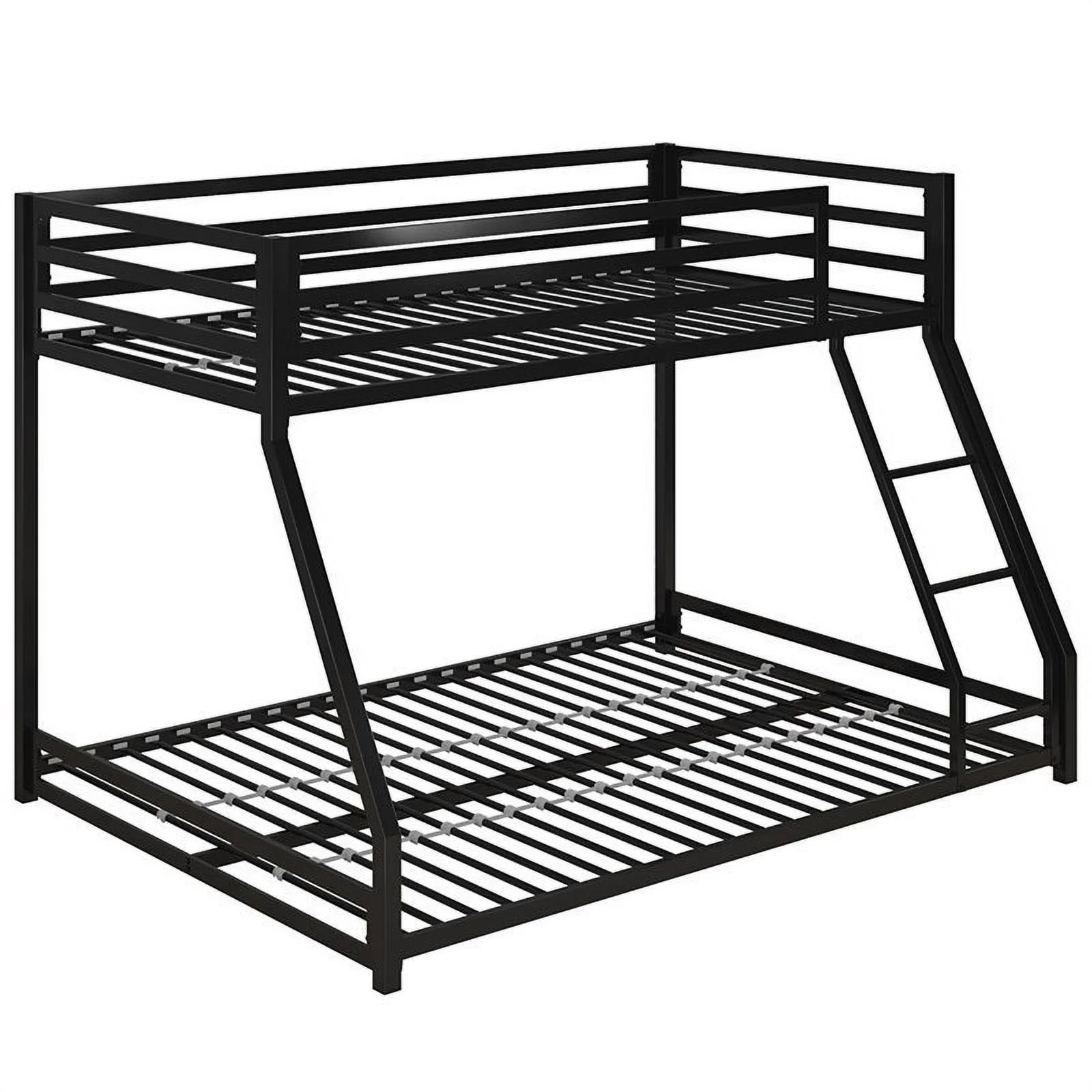 DHP Mabel Twin Over Full Metal Bunk Bed in Black