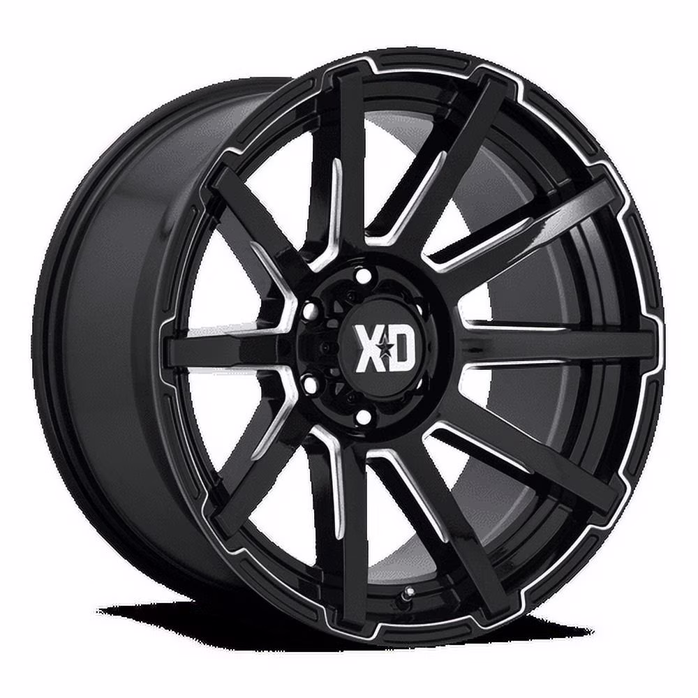 XD Aluminum Rim XD847 OUTBREAK 20X10in Gloss Black Milled Finish, XD84721068318N