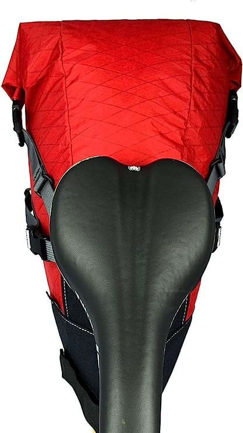Lone Peak Expediton 3-Roll Bicycle Seat Pack Red
