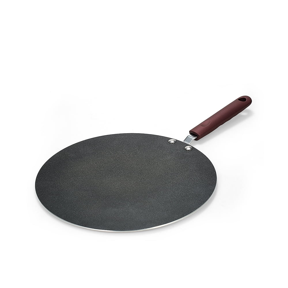 Tomshoo Pancake Pan Crepe Maker Flat Pan Griddle Pan with Spreader & Spatula Crepe Maker Griddle