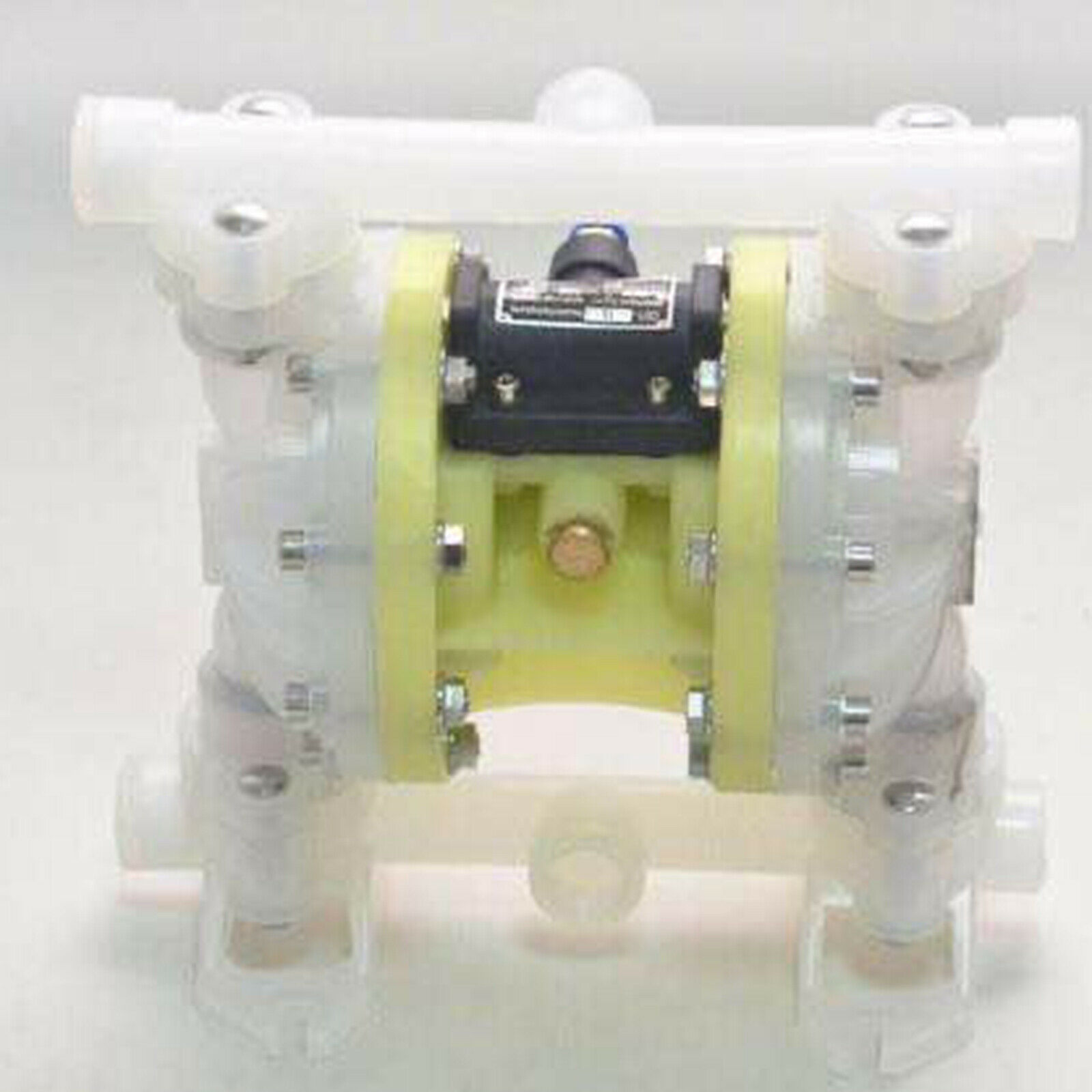 ZhdnBhnos Air-Operated Double Diaphragm Oil Pump 3/4inch Inlet & Outlet Liquids Transfer Pump Chemical Industrial Polypropylene